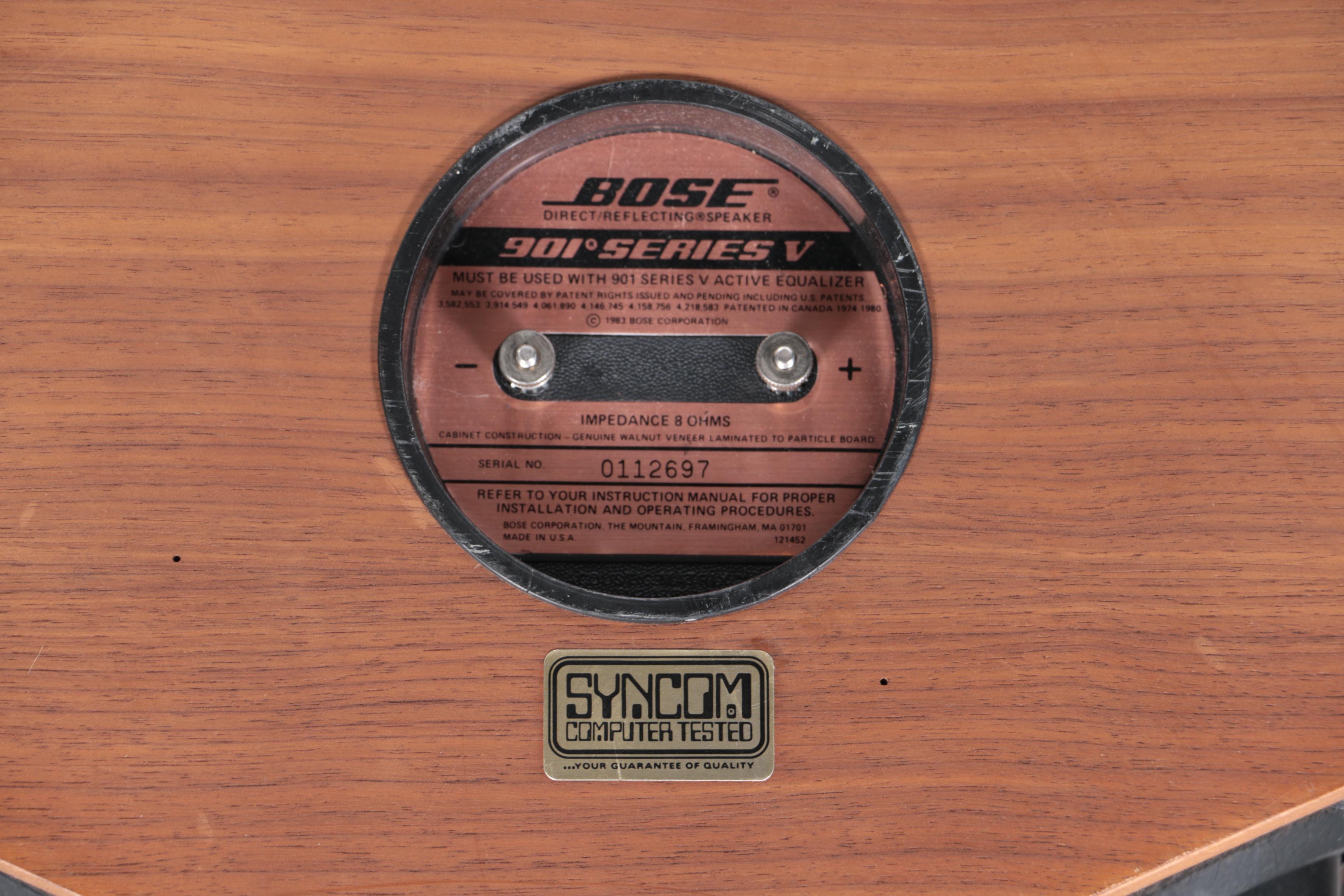 Bose 901 Series V Speakers