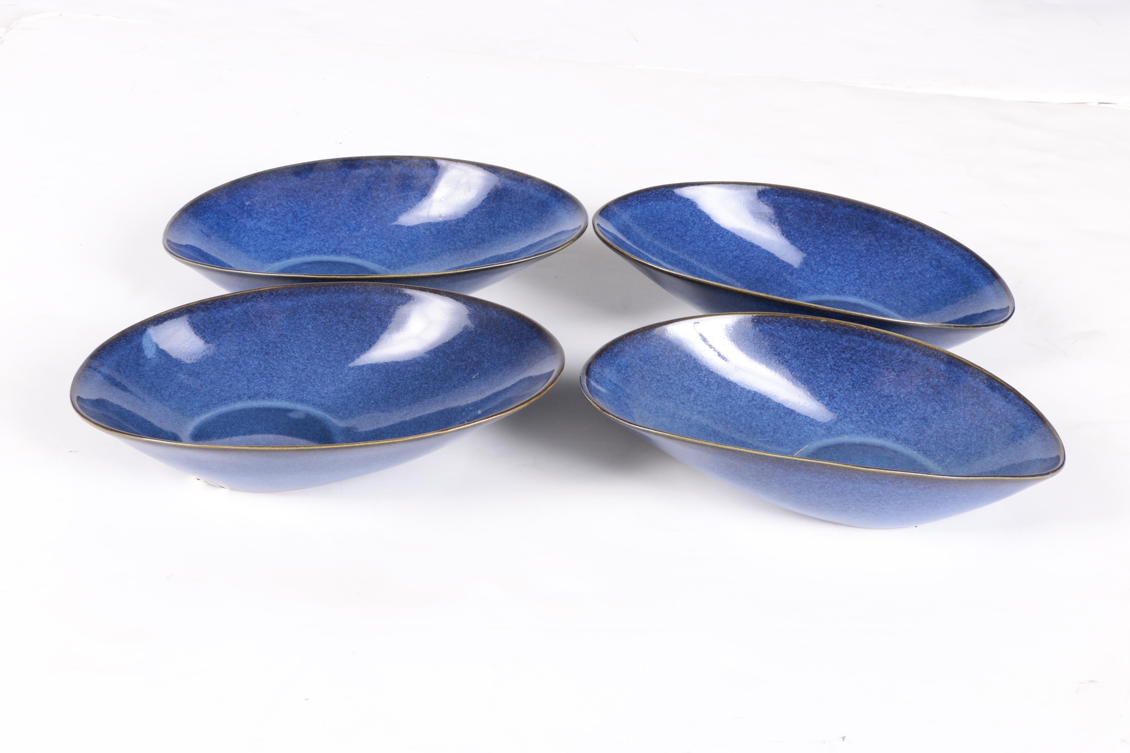 Modern Blue Ceramic Dinnerware