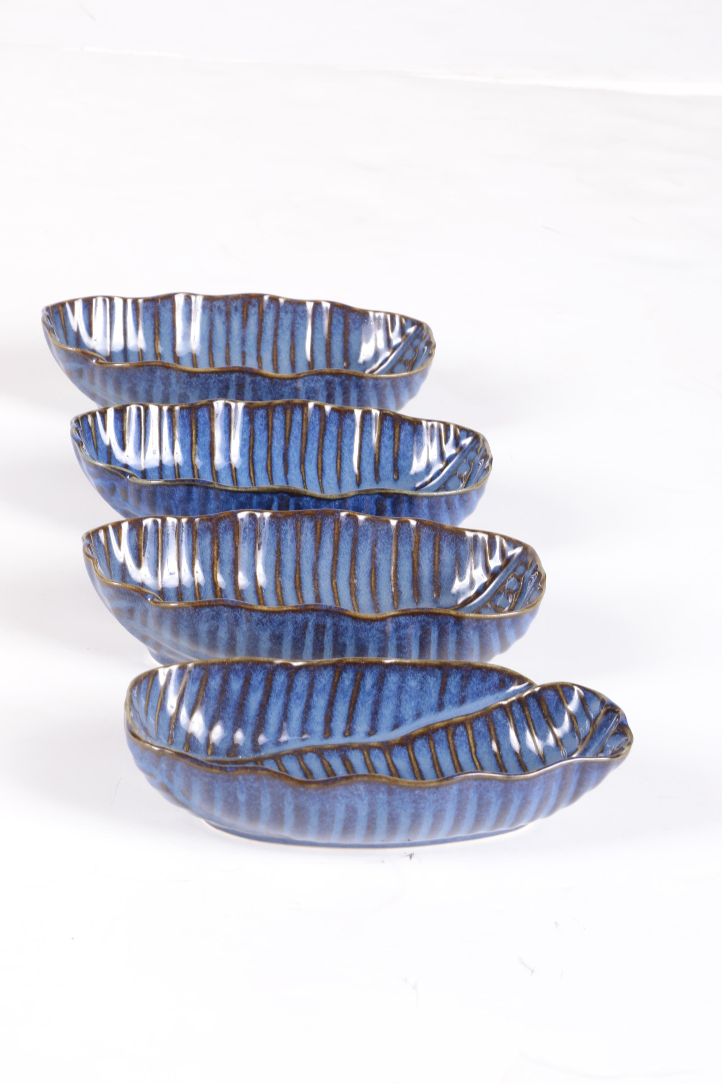 Modern Blue Ceramic Dinnerware