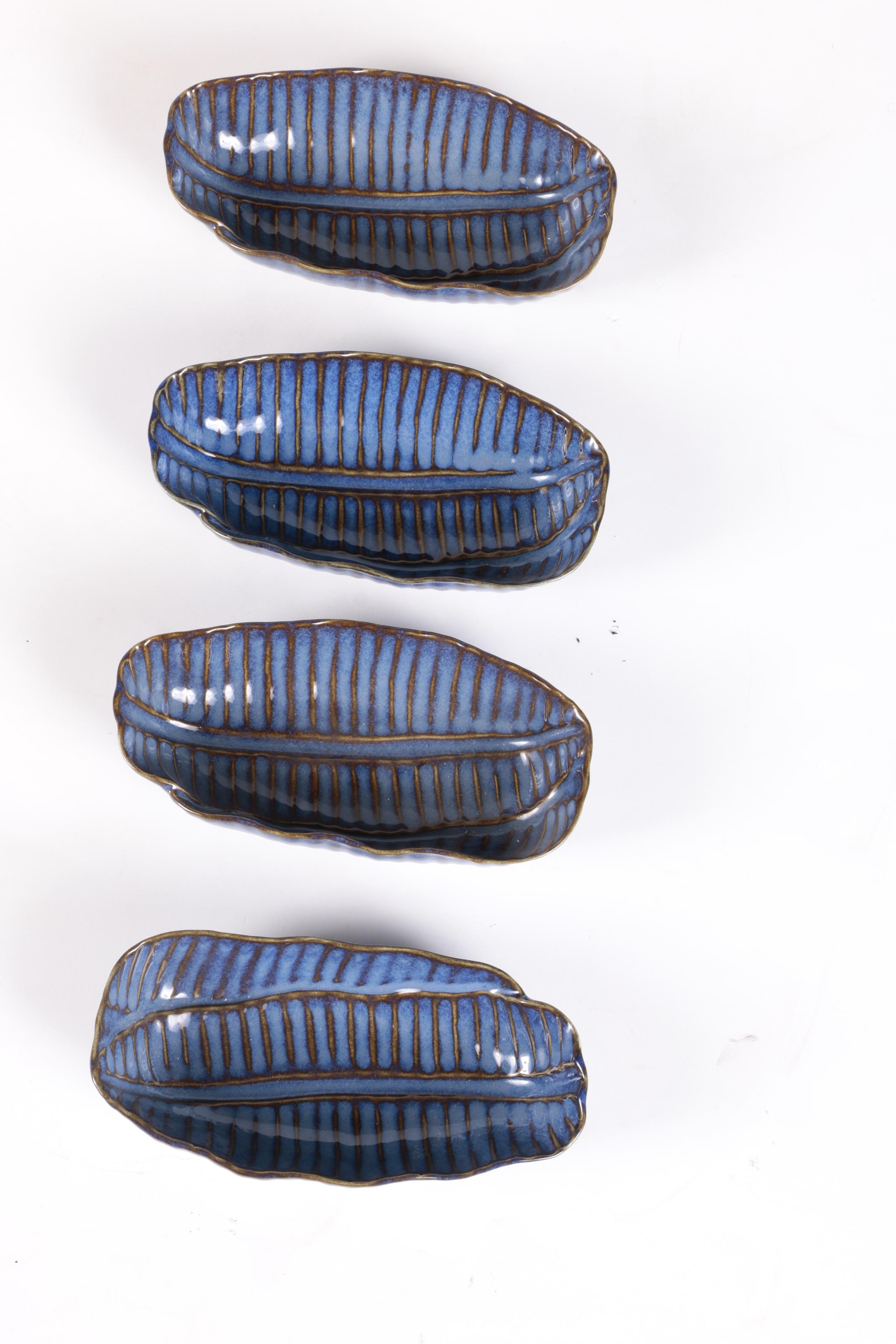 Modern Blue Ceramic Dinnerware