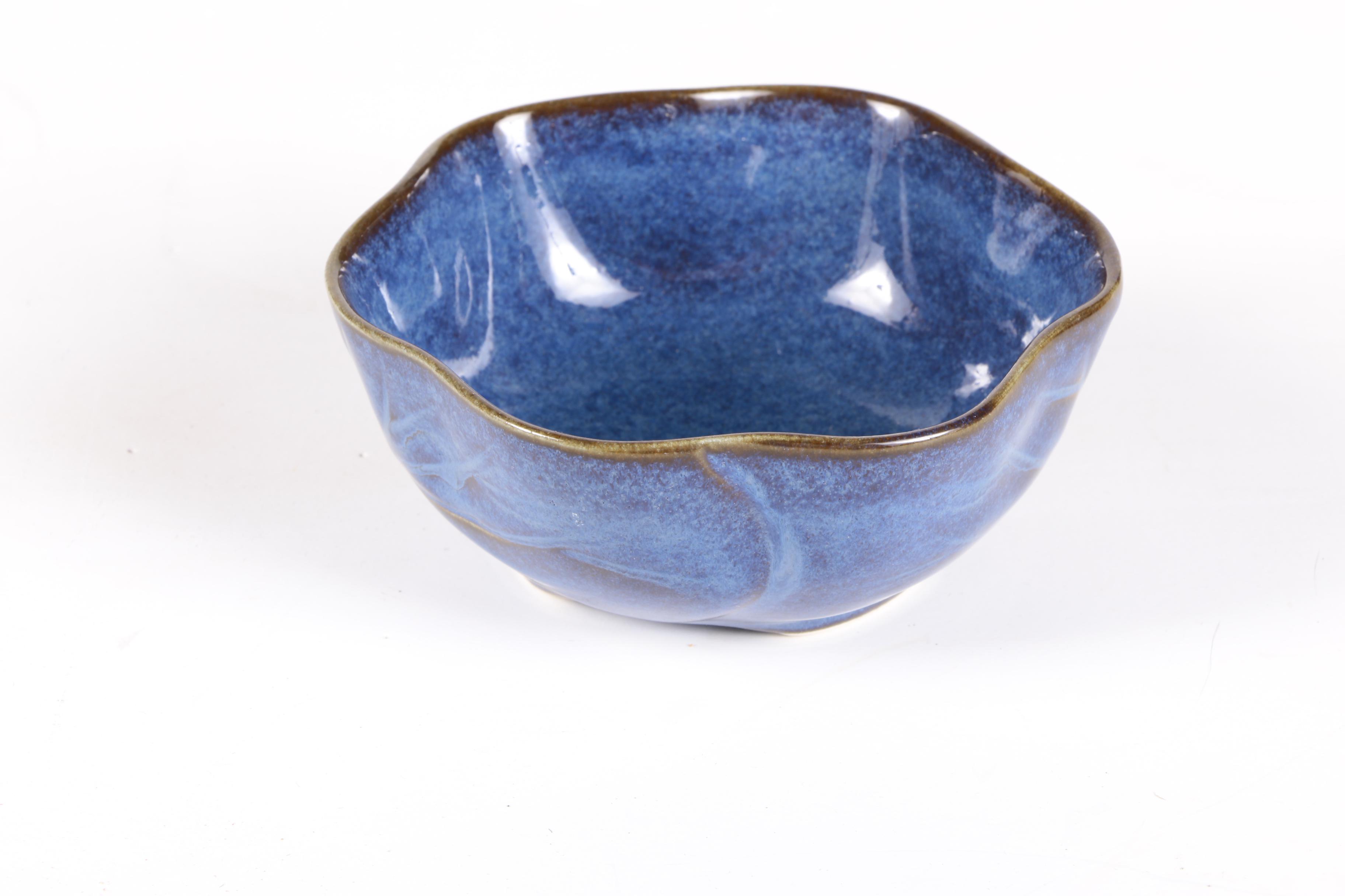 Modern Blue Ceramic Dinnerware