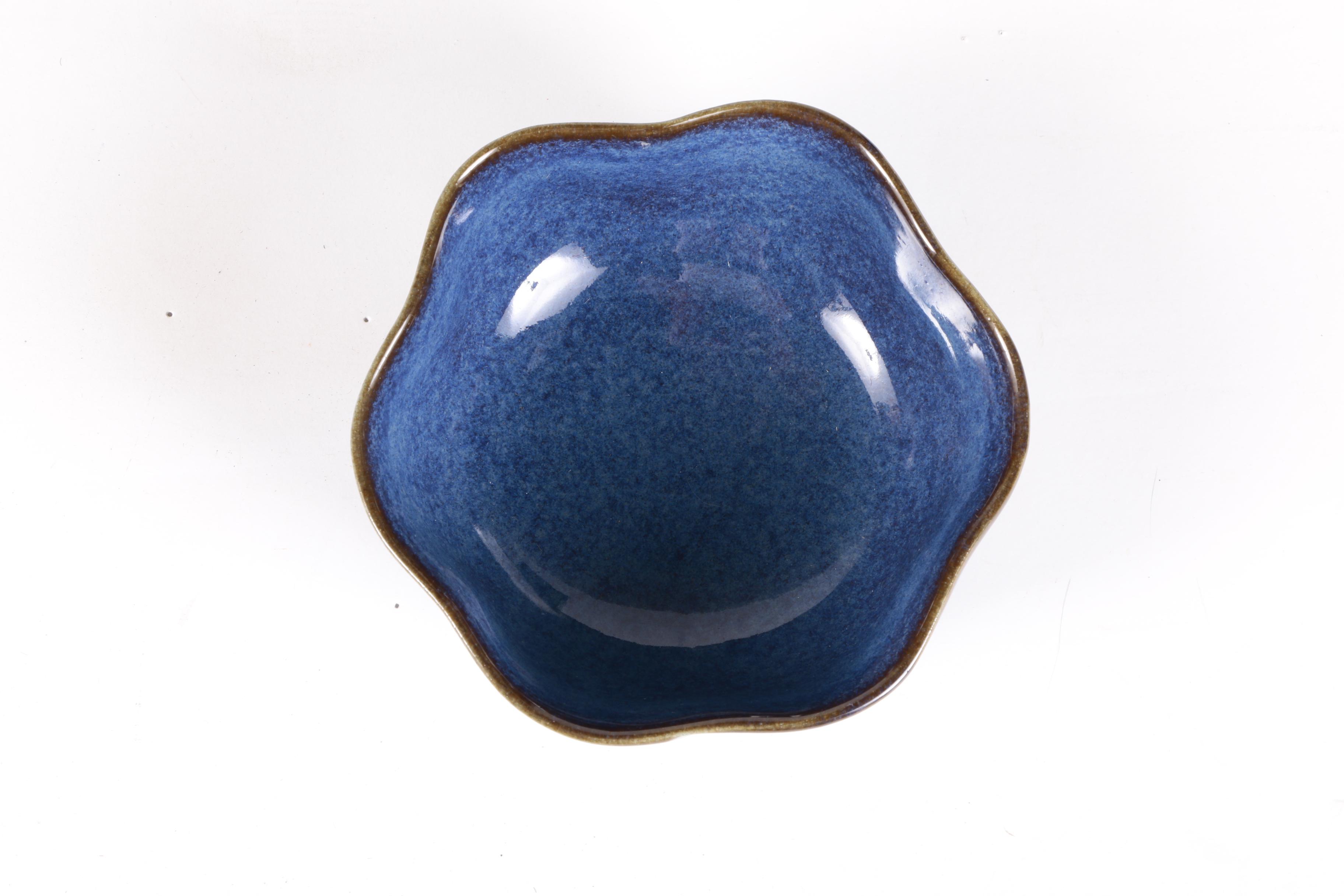 Modern Blue Ceramic Dinnerware