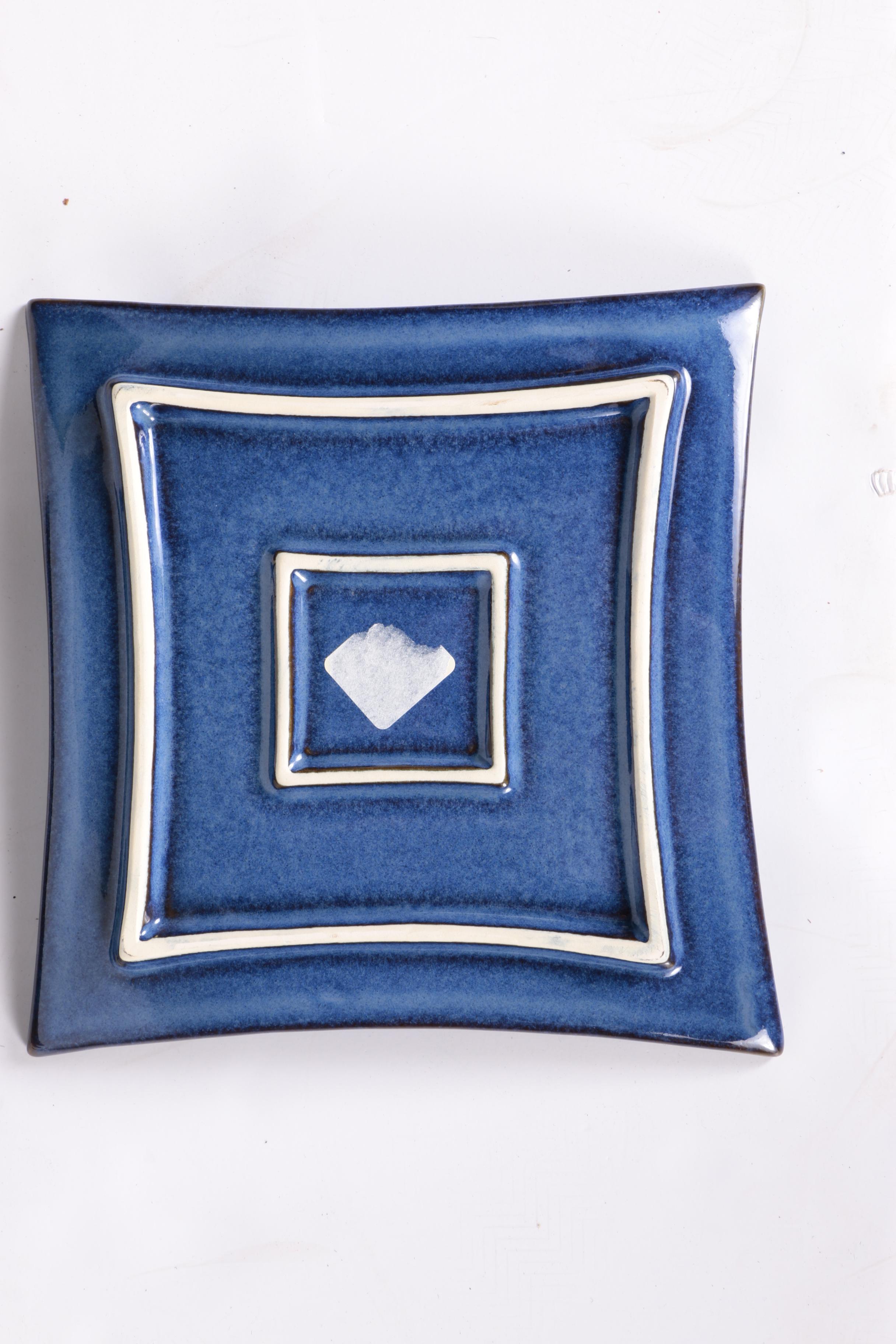 Modern Blue Ceramic Tableware