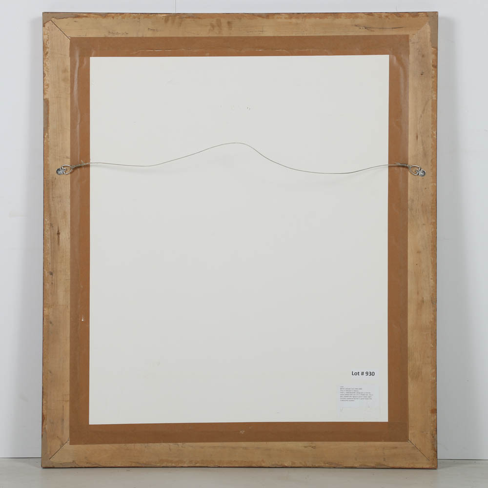 Salvador Dali Signed Limited Edition Lithograph on Paper "A Moment in History"