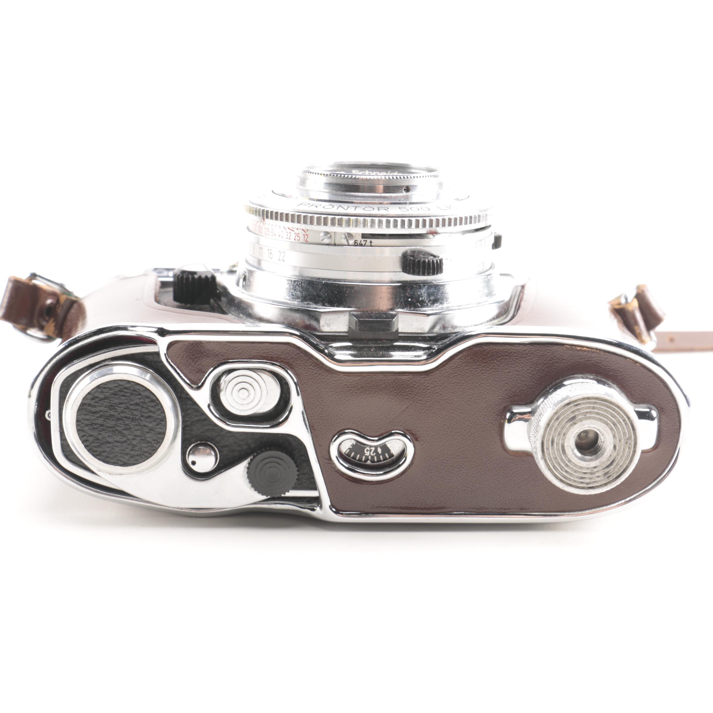 Vintage Kodak Retinette IB and Vintage Yaschica Minister II