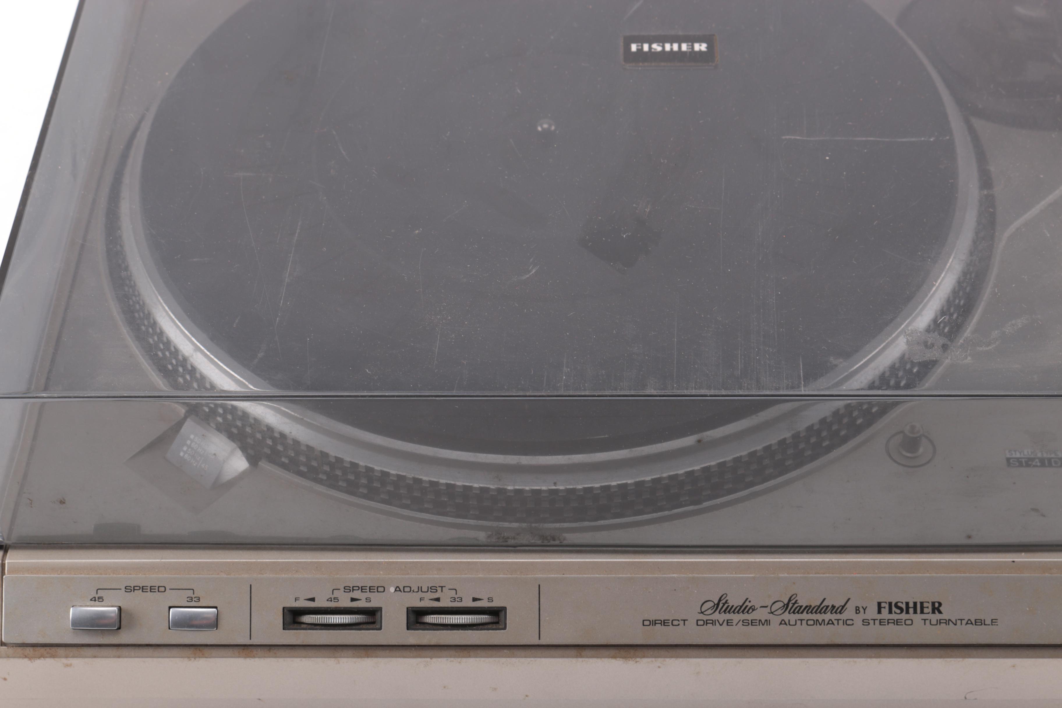 1980s Fisher Studio-Standard Stereo Turntable