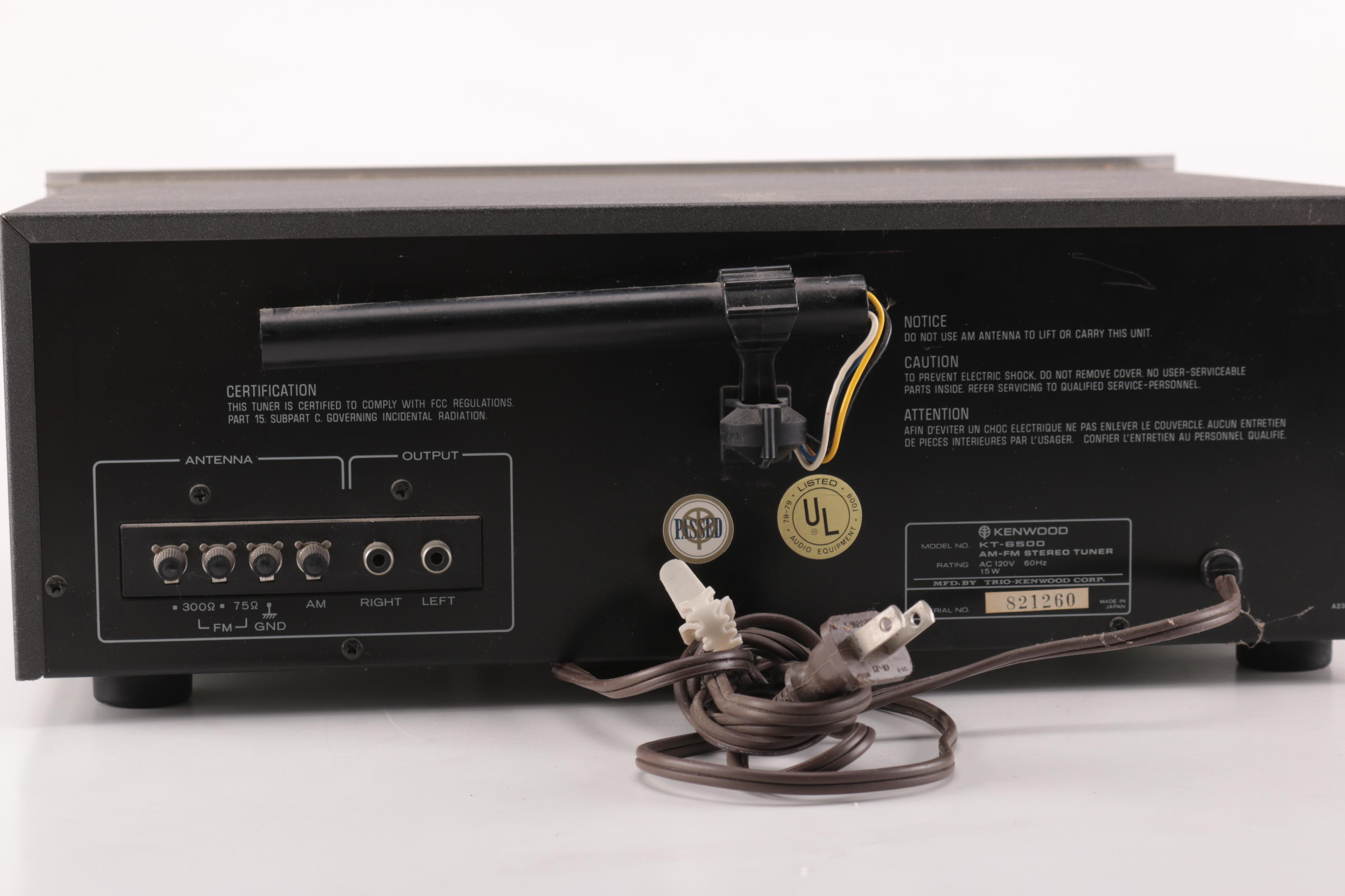 Vintage Kenwood AM/FM Stereo Tuner