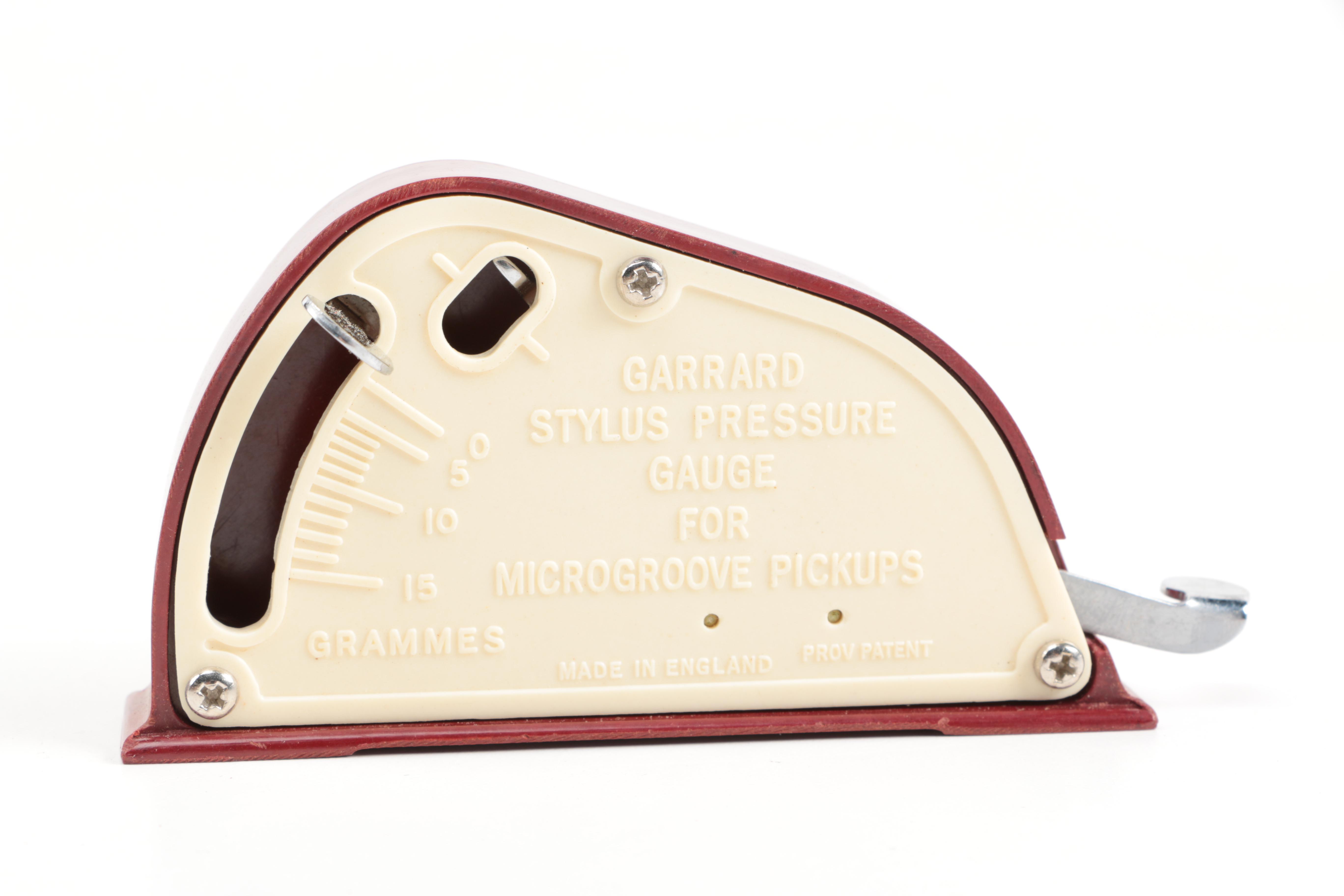 Garrard Stylus Pressure Gauge Box and Disc Washer
