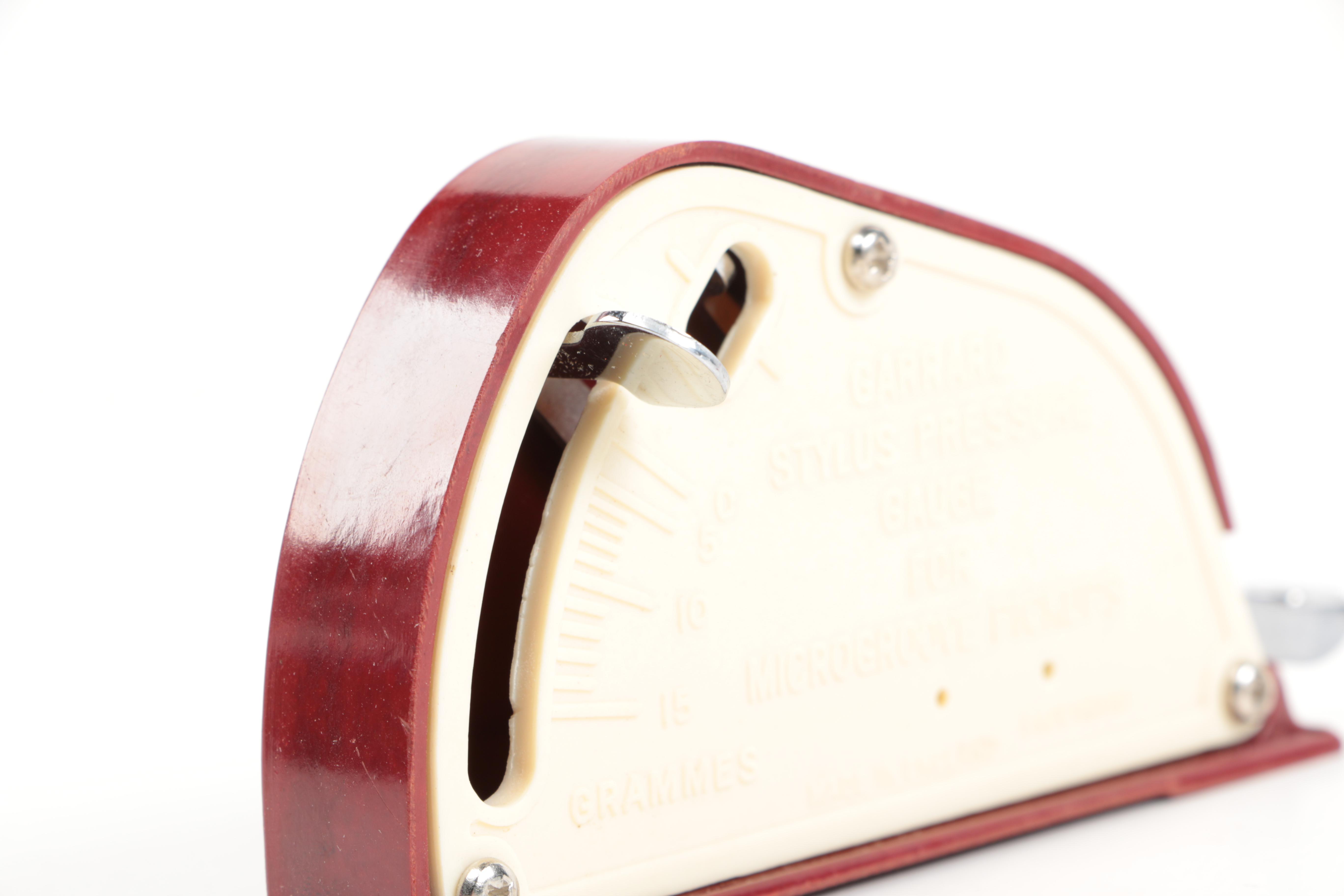 Garrard Stylus Pressure Gauge Box and Disc Washer