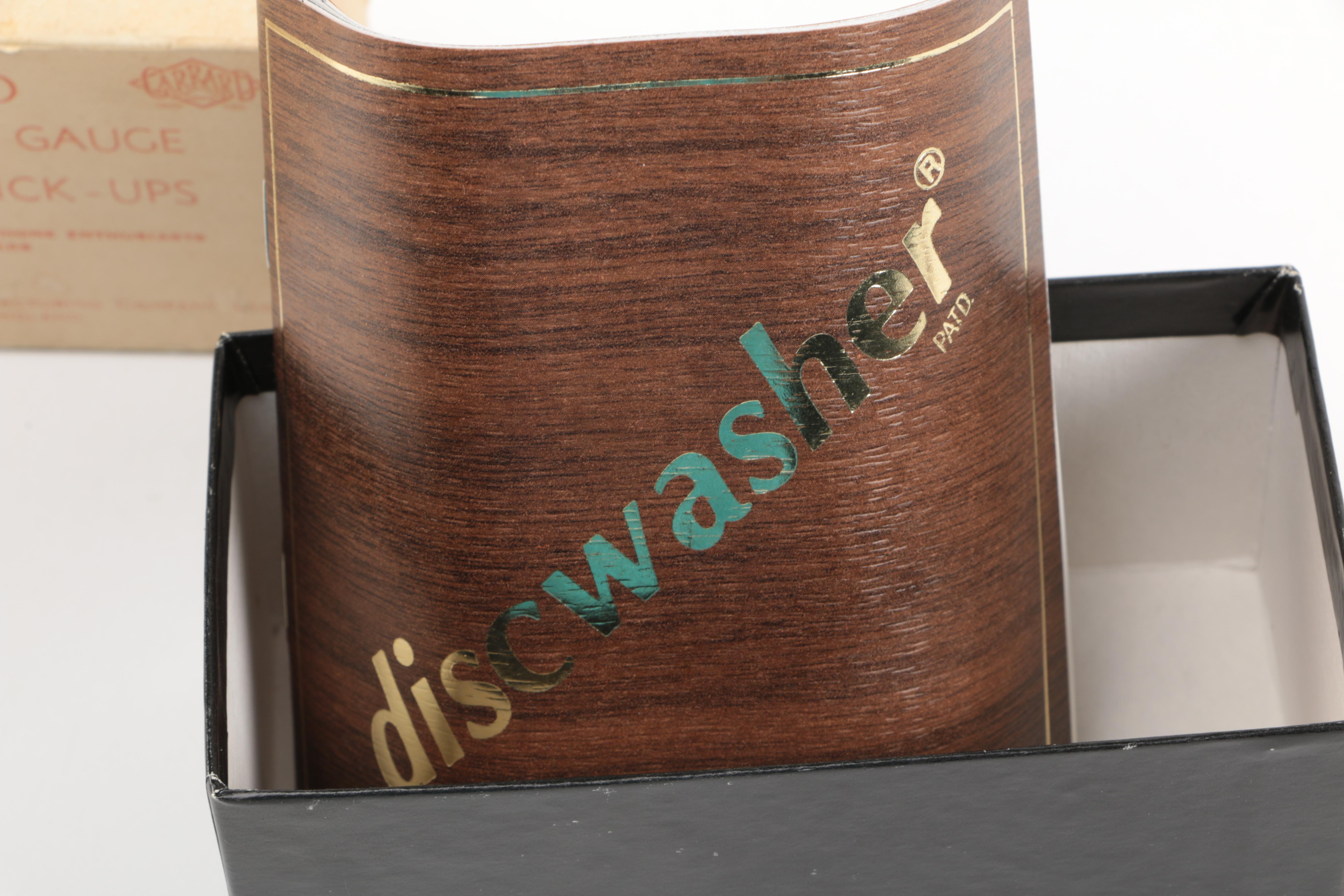 Garrard Stylus Pressure Gauge Box and Disc Washer