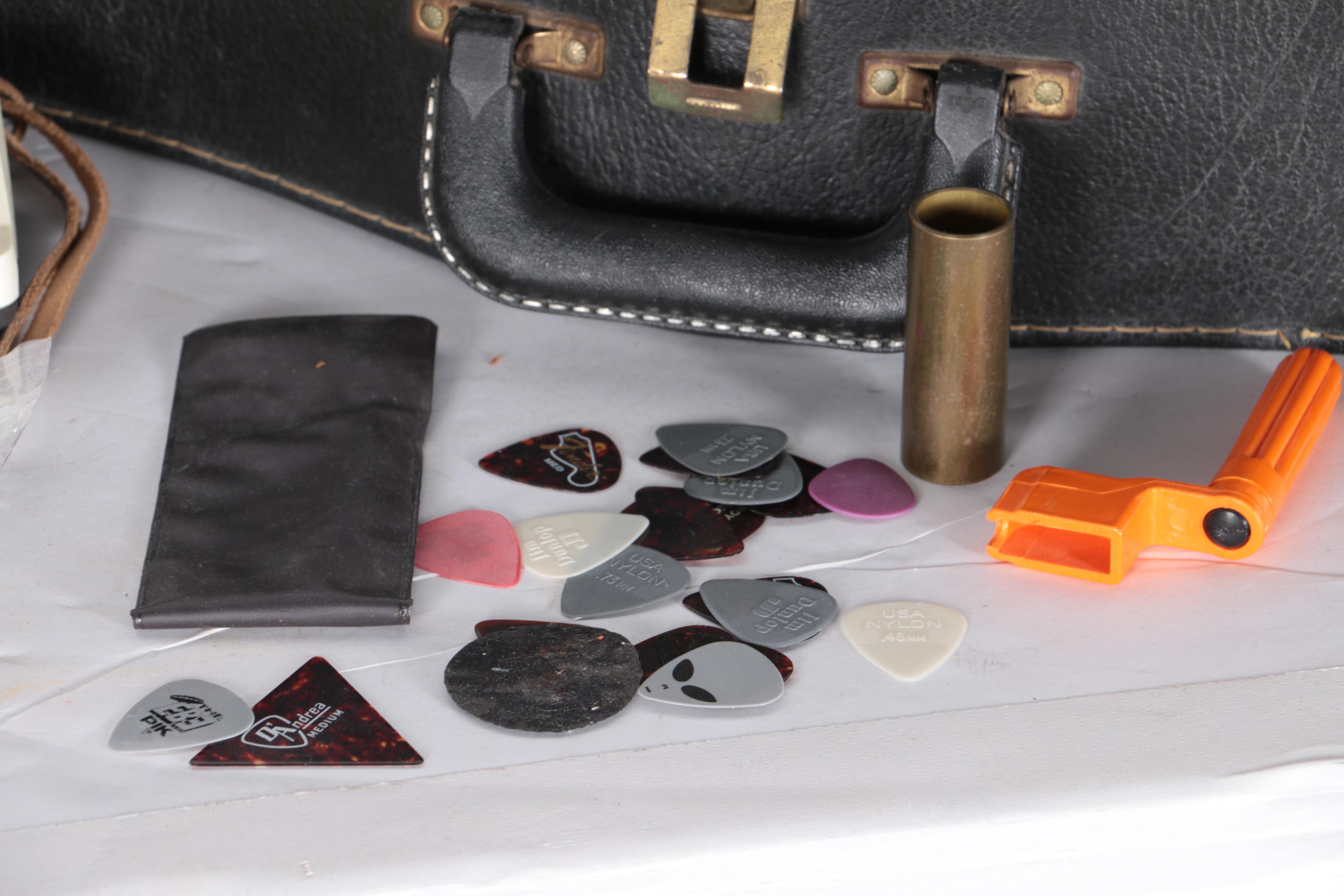 Vintage Carlos Dreadnought Style Acoustic Guitar and Accessories