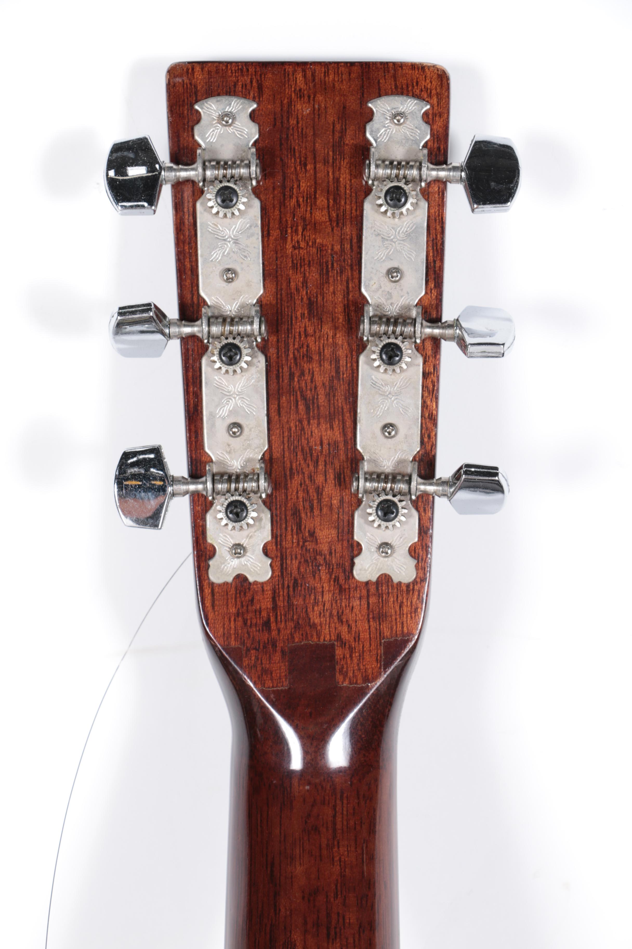 Vintage Carlos Dreadnought Style Acoustic Guitar and Accessories