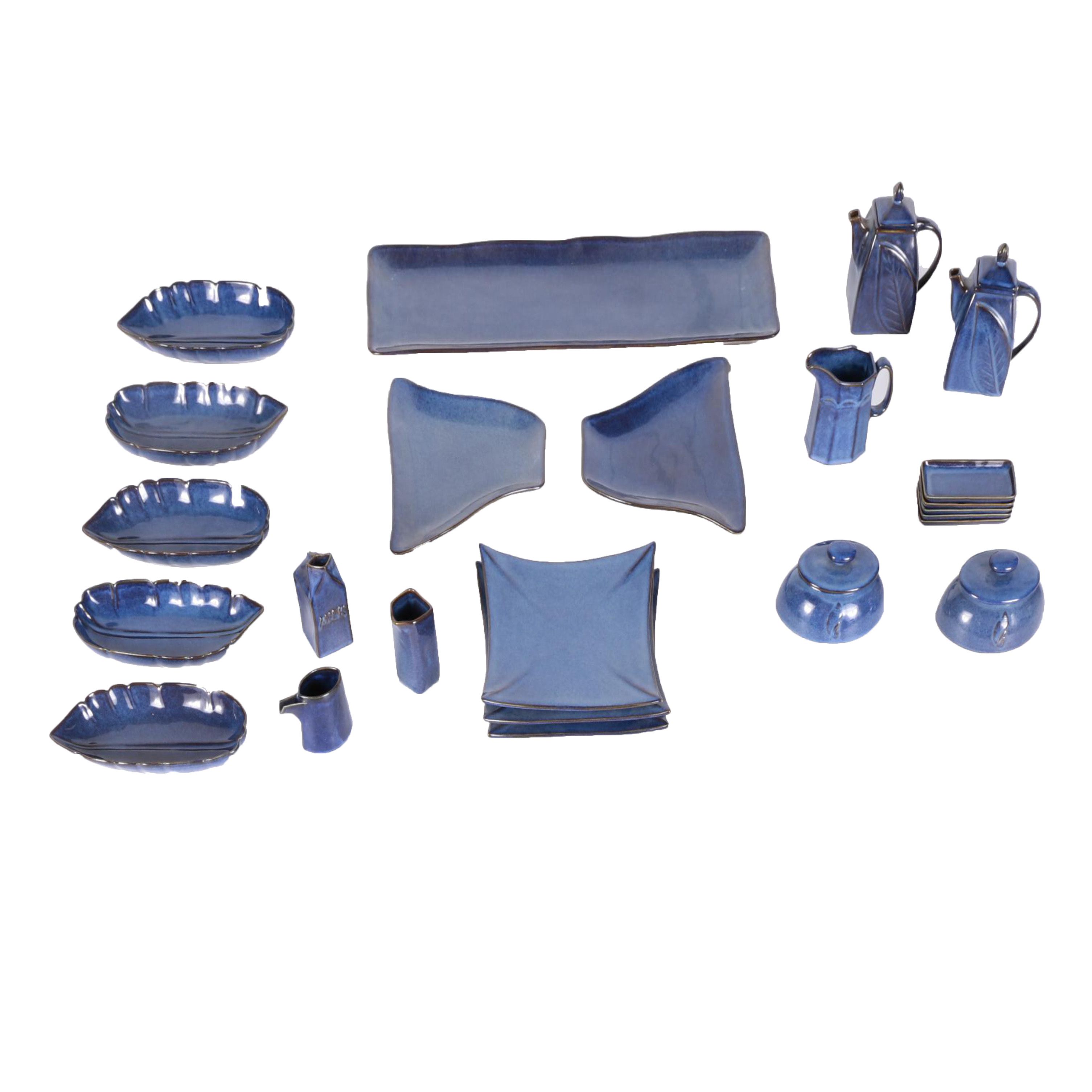 Modern Blue Ceramic Tableware
