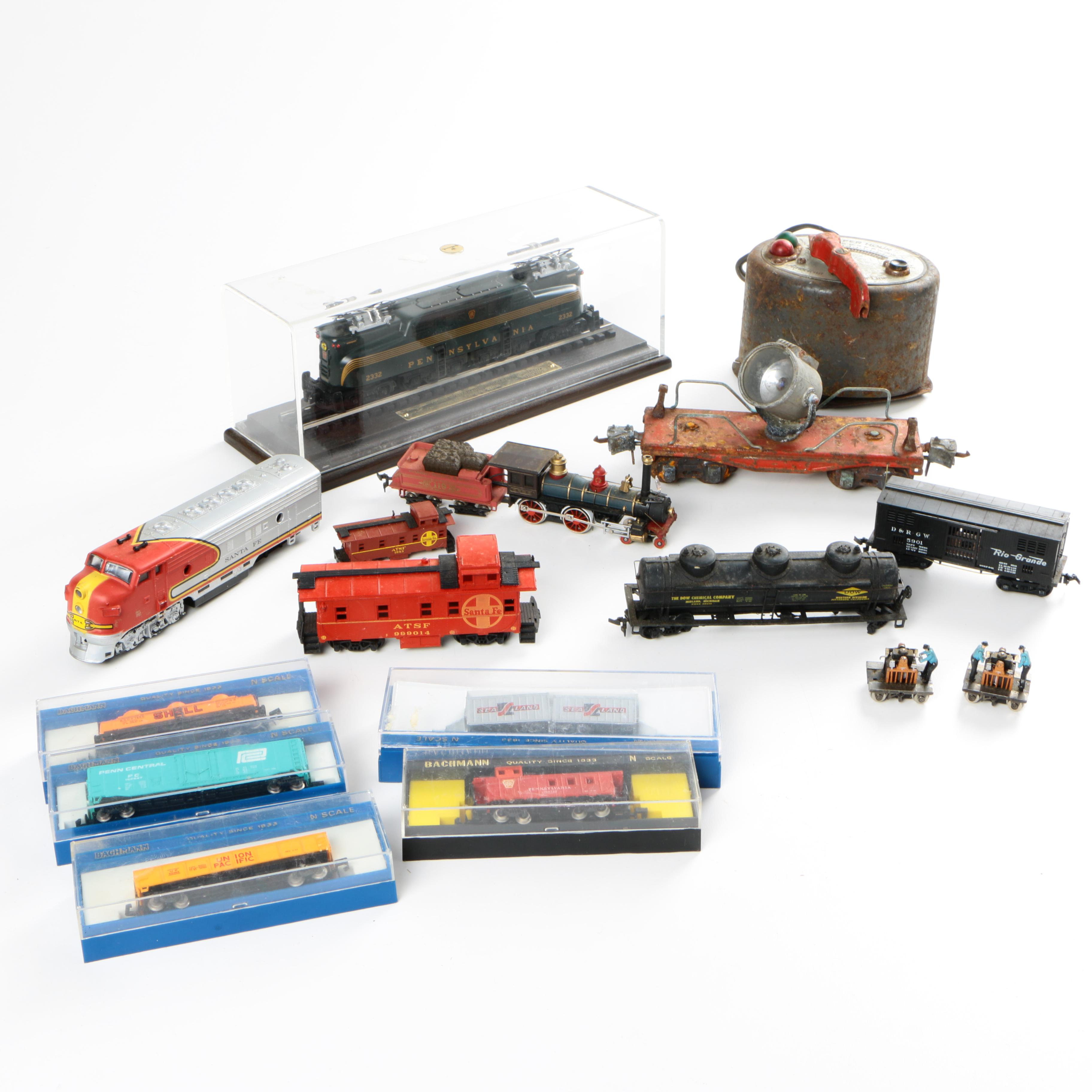 Model Train Cars and Transformer