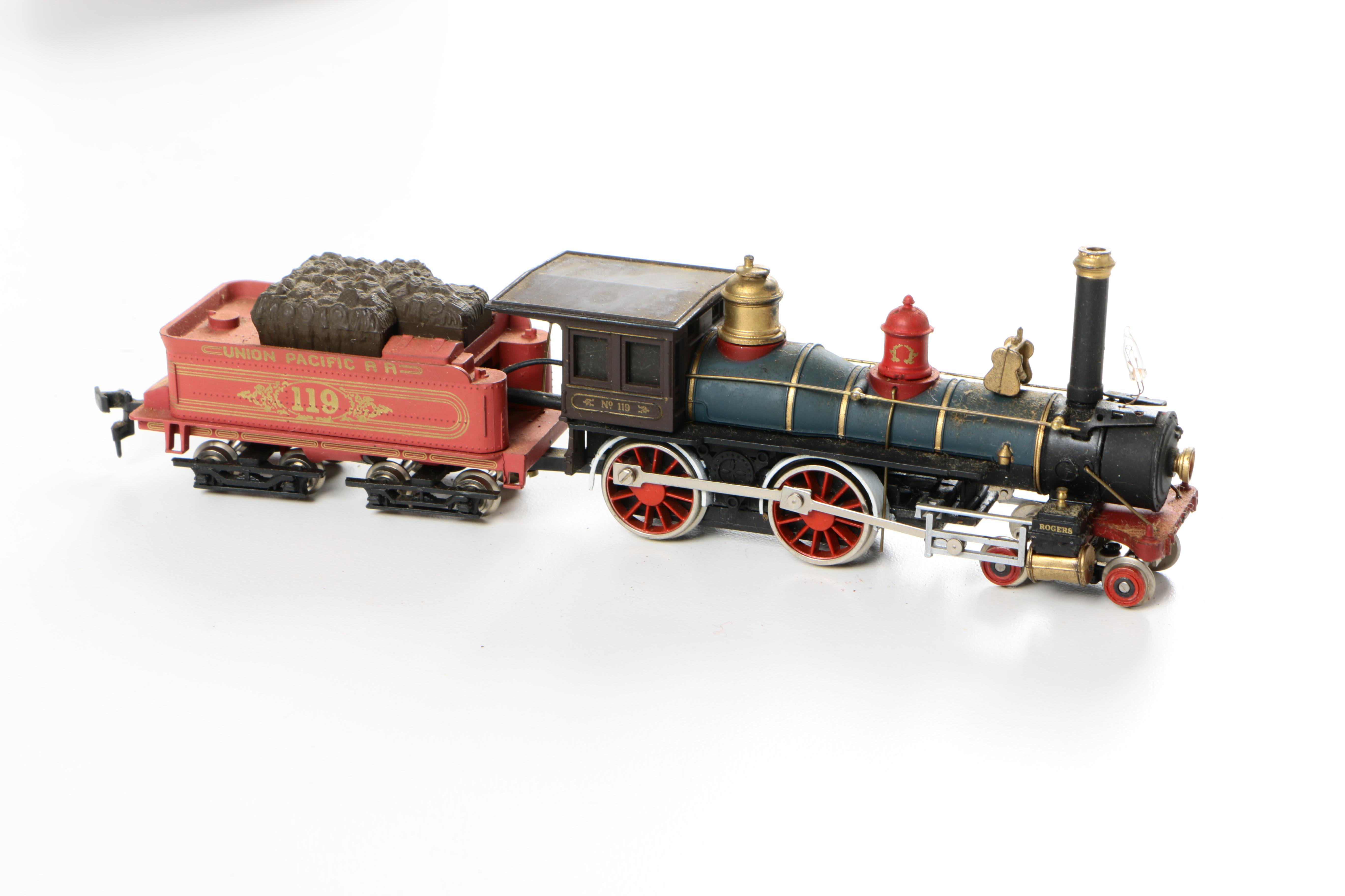 Model Train Cars and Transformer