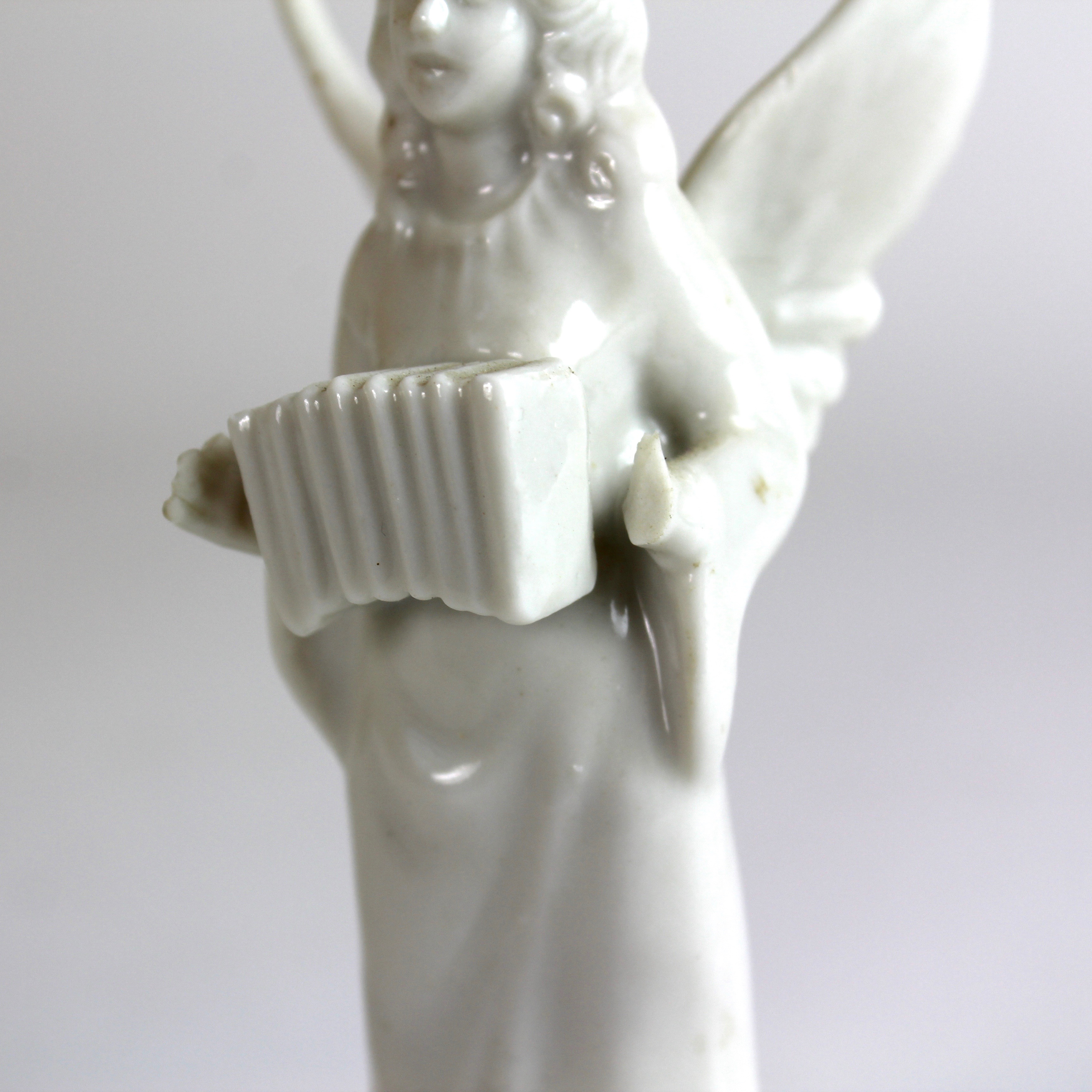 Dresden and Schmid White Musician Angels and Christmas Ceramic Decor