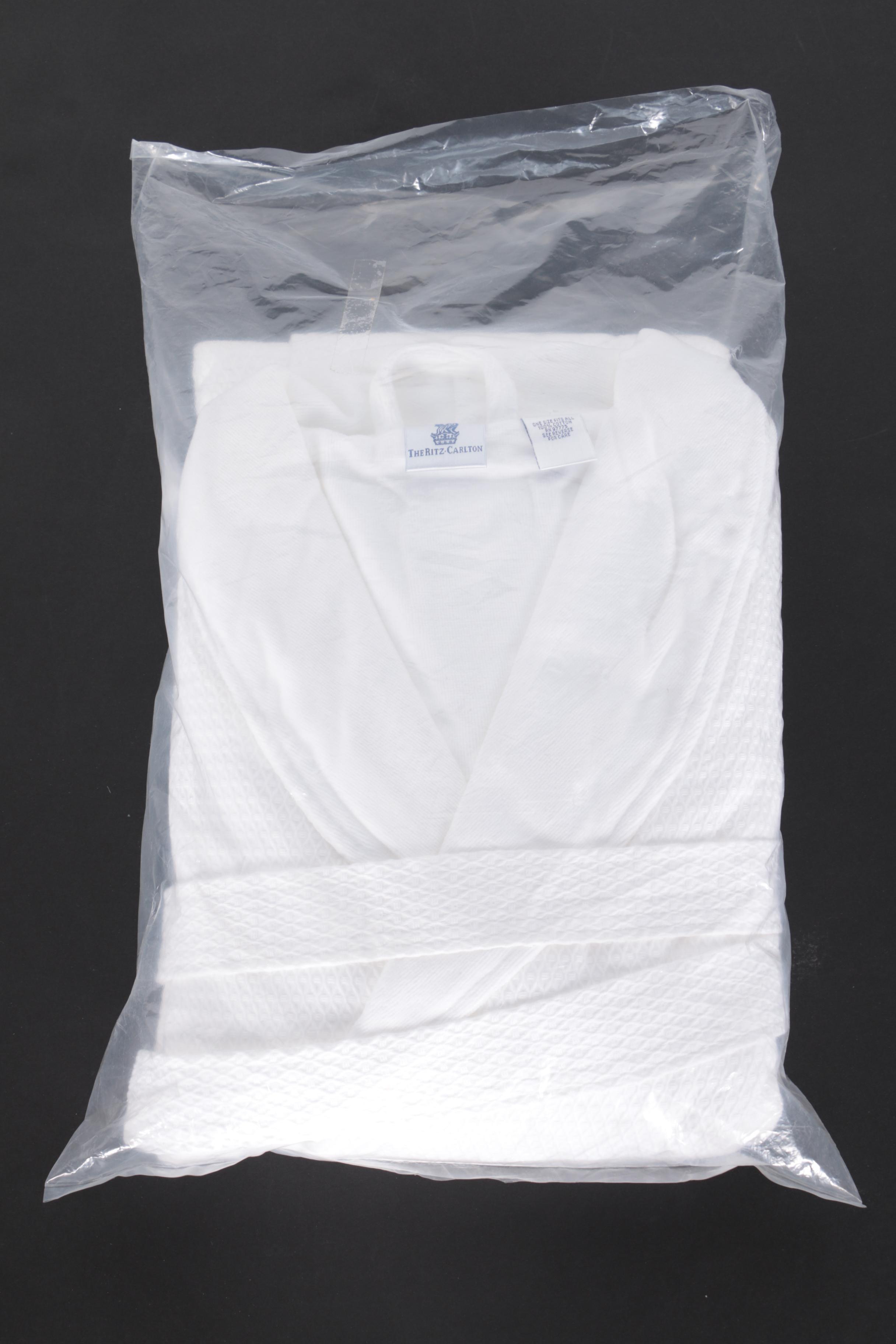 Ritz Carlton White Cotton Robes