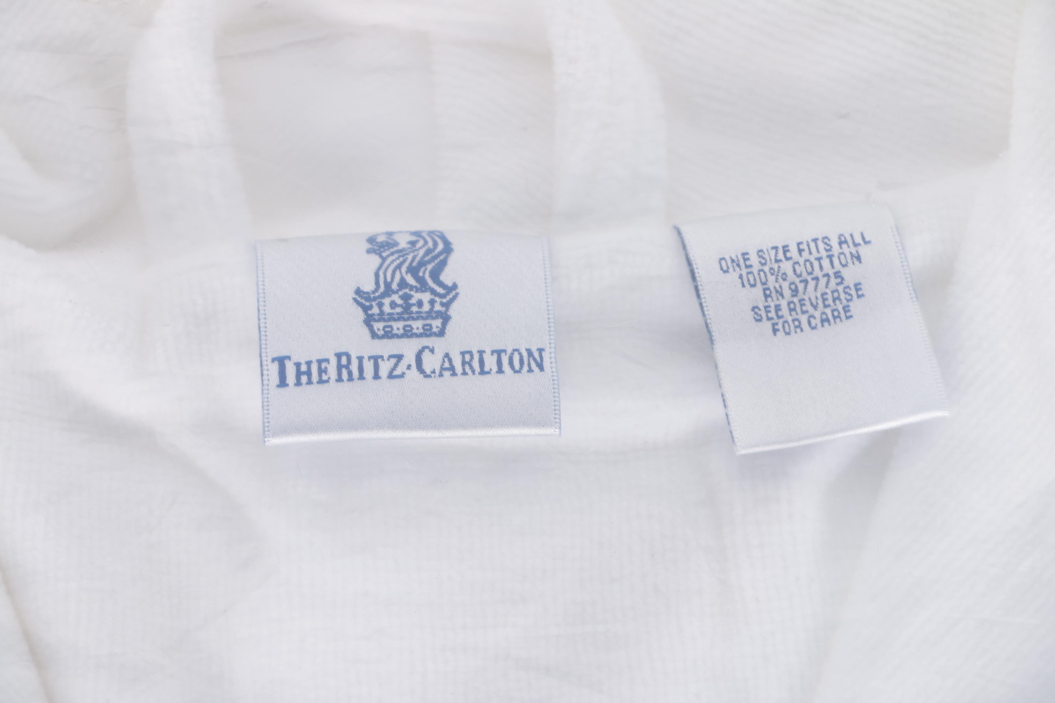 Ritz Carlton White Cotton Robes