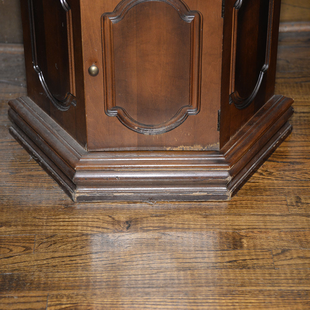 Cherry Corner Curio Cabinet