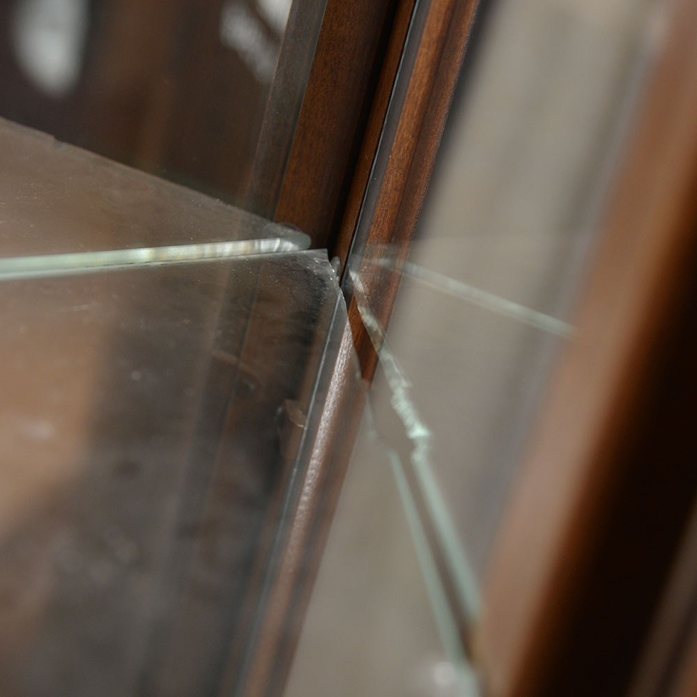 Cherry Corner Curio Cabinet