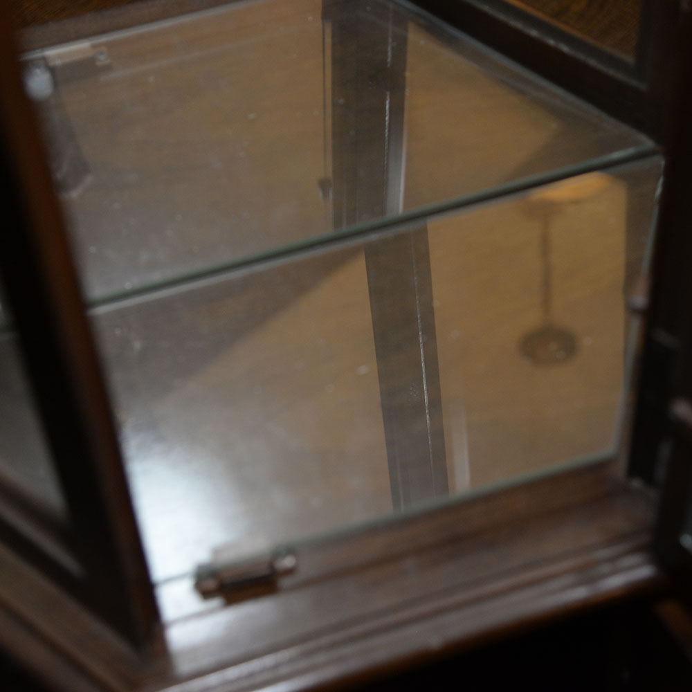 Cherry Corner Curio Cabinet