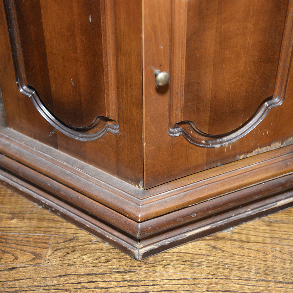 Cherry Corner Curio Cabinet