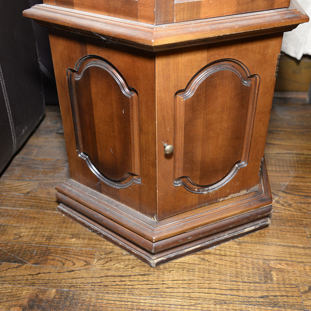 Cherry Corner Curio Cabinet