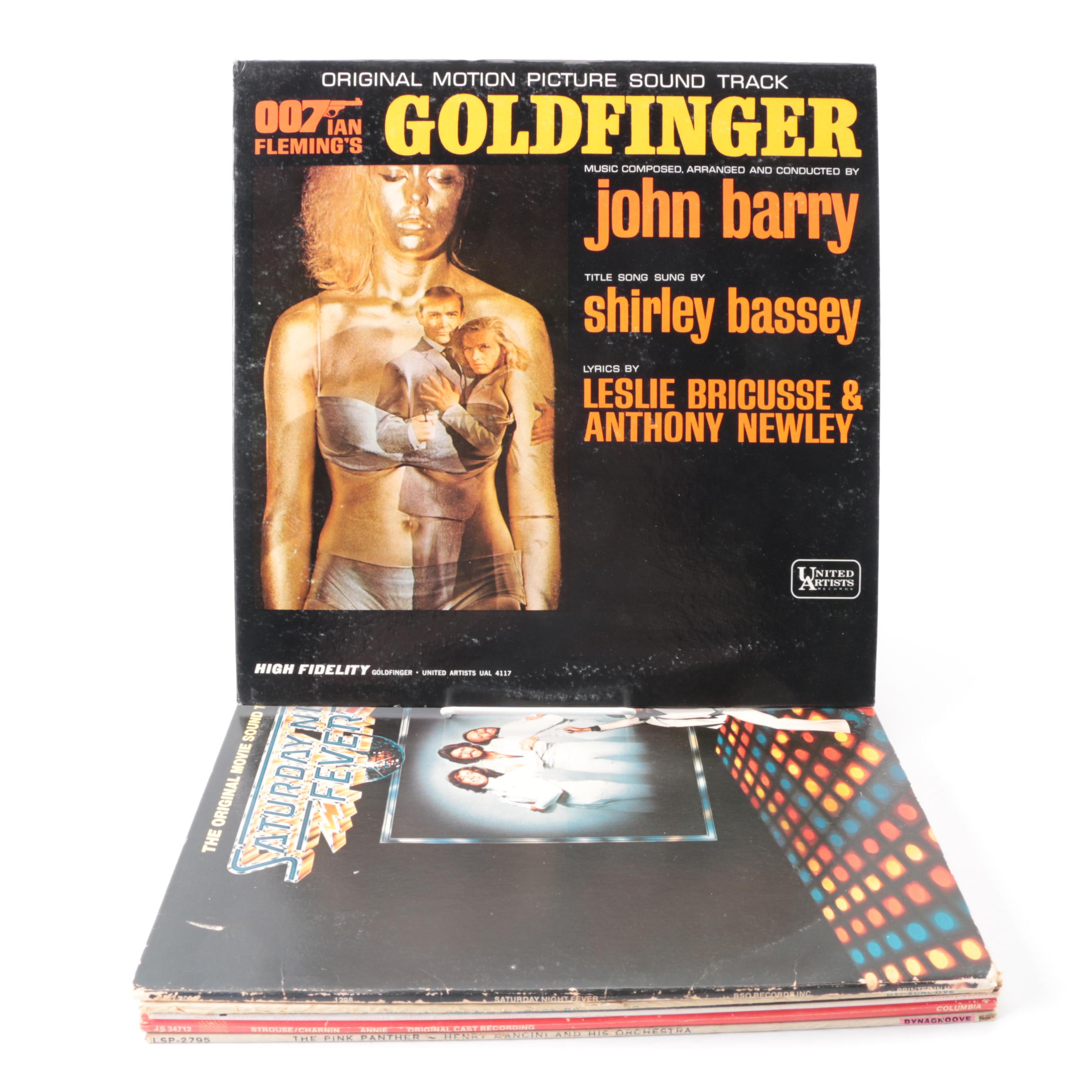 Vinyl Soundtrack Albums Including "Hair" and "Footloose"