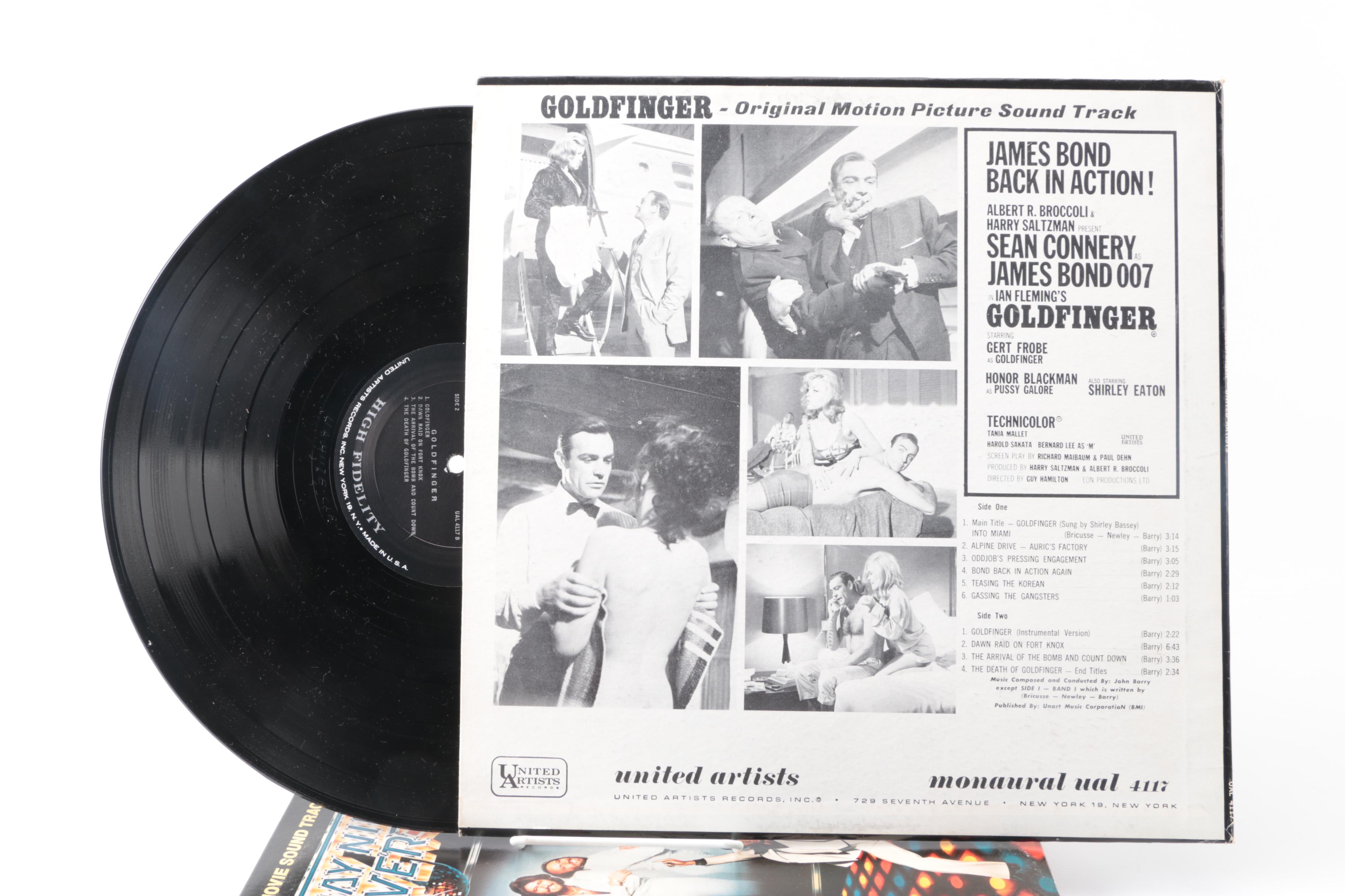 Vinyl Soundtrack Albums Including "Hair" and "Footloose"