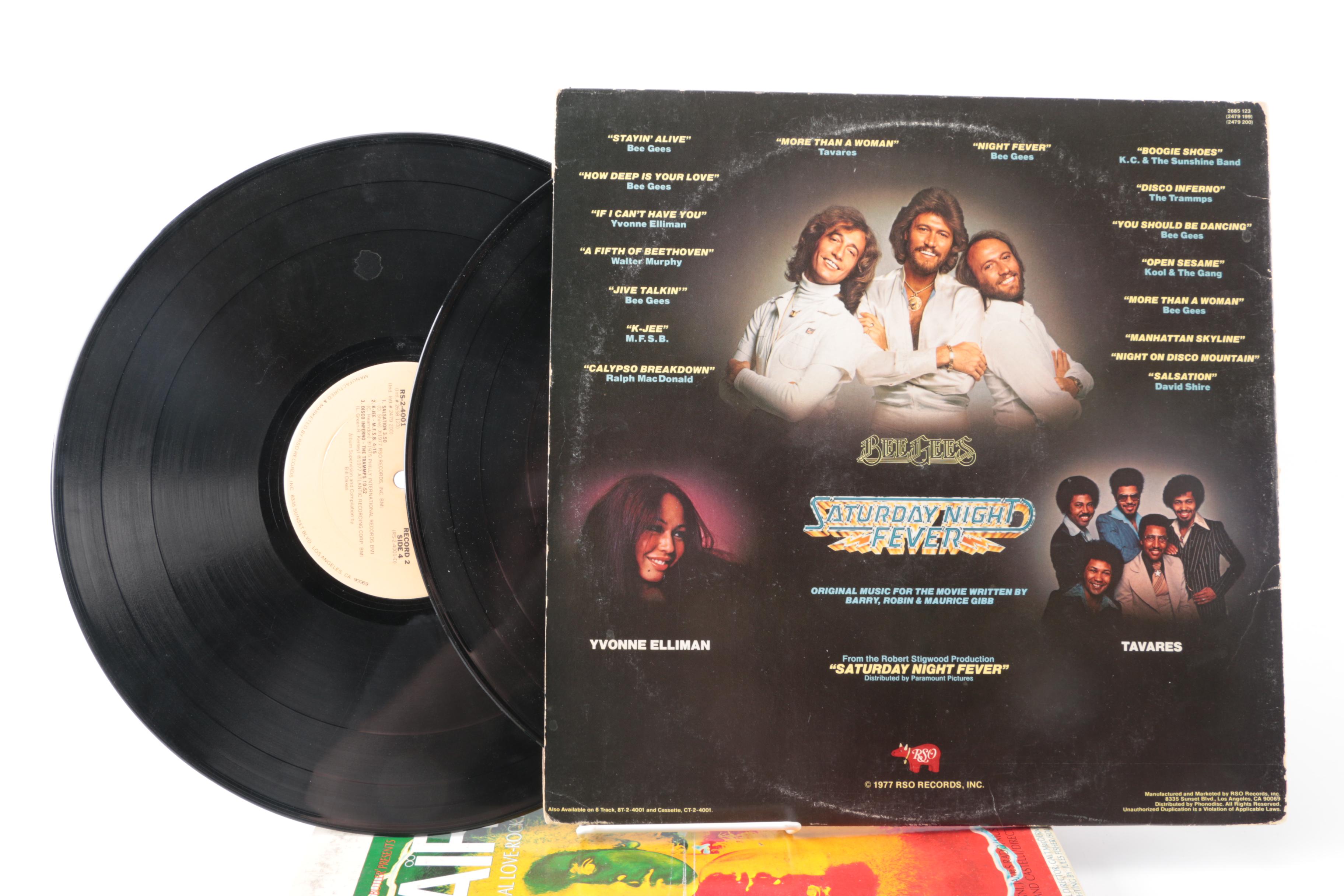 Vinyl Soundtrack Albums Including "Hair" and "Footloose"