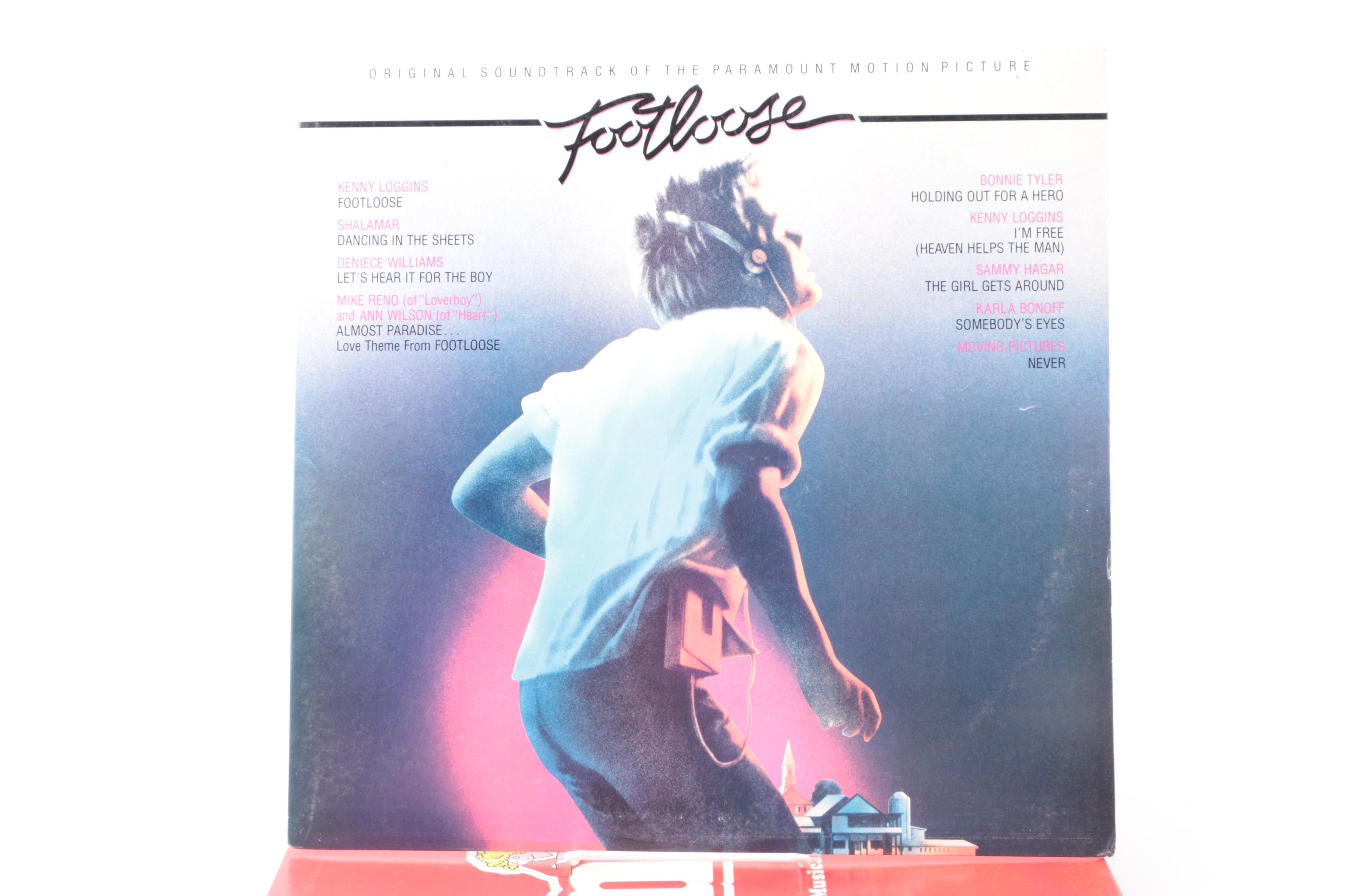 Vinyl Soundtrack Albums Including "Hair" and "Footloose"