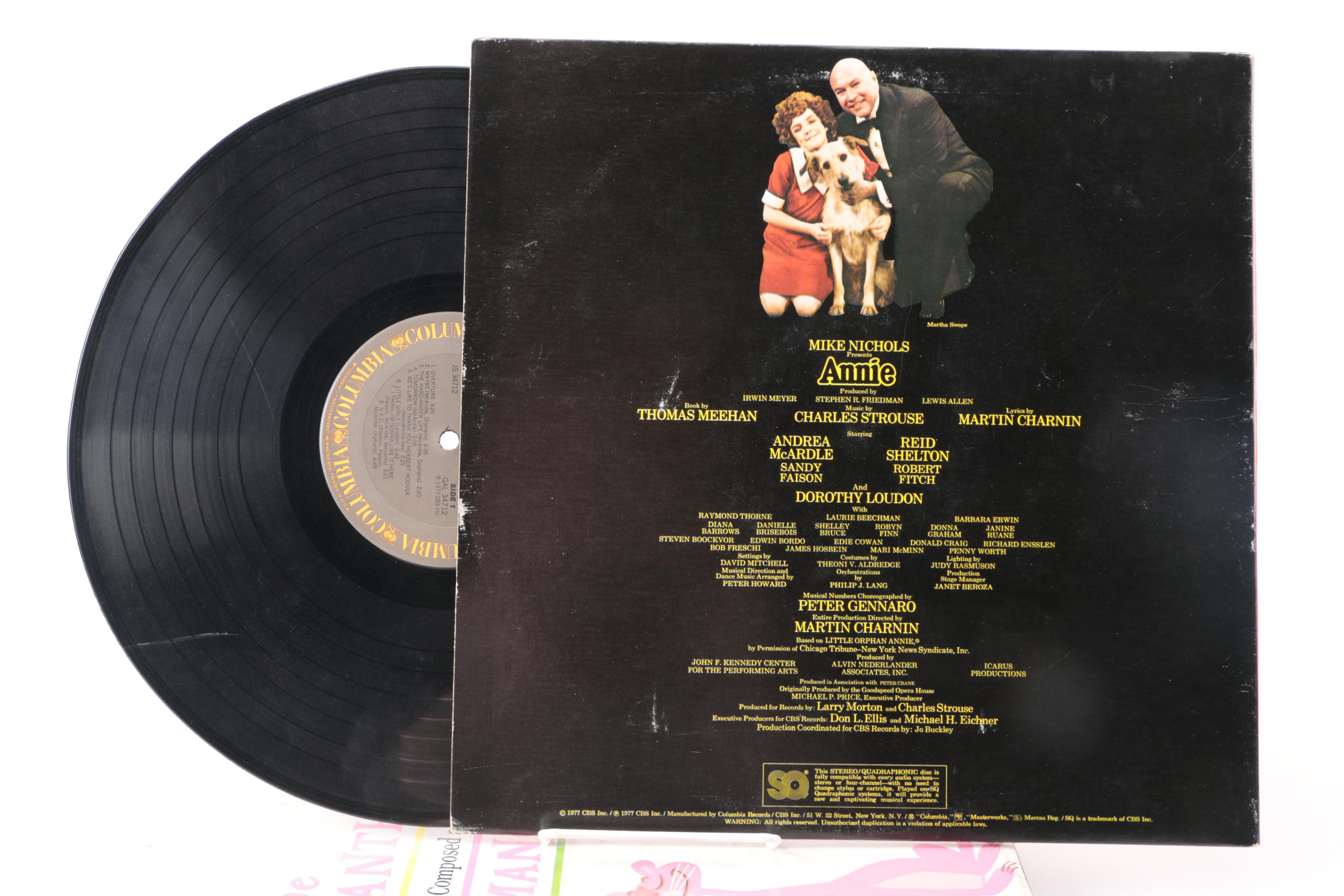 Vinyl Soundtrack Albums Including "Hair" and "Footloose"