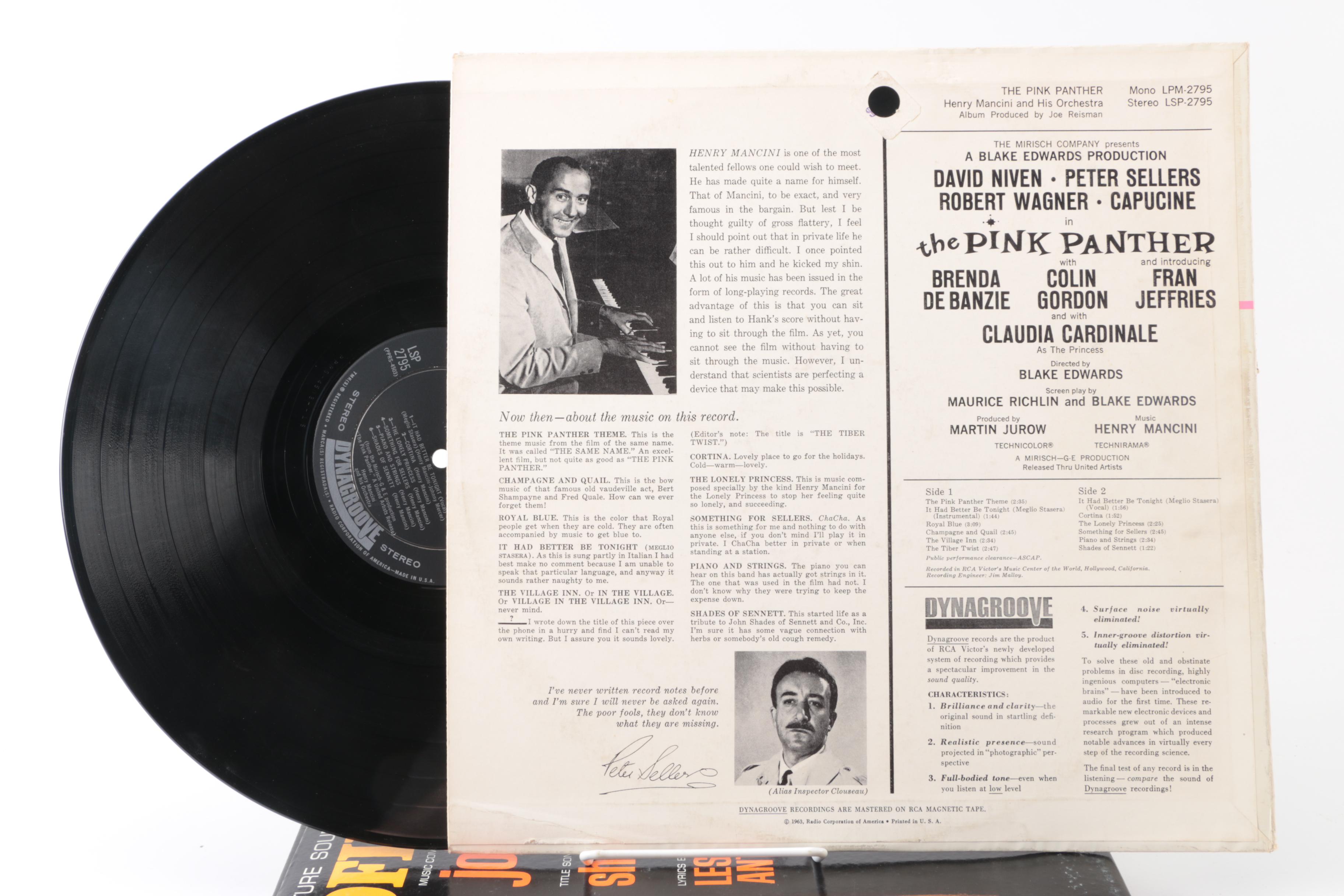 Vinyl Soundtrack Albums Including "Hair" and "Footloose"