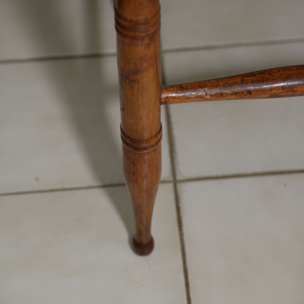 Pair of Caned Maple Side Chairs