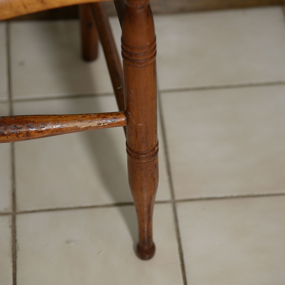 Pair of Caned Maple Side Chairs