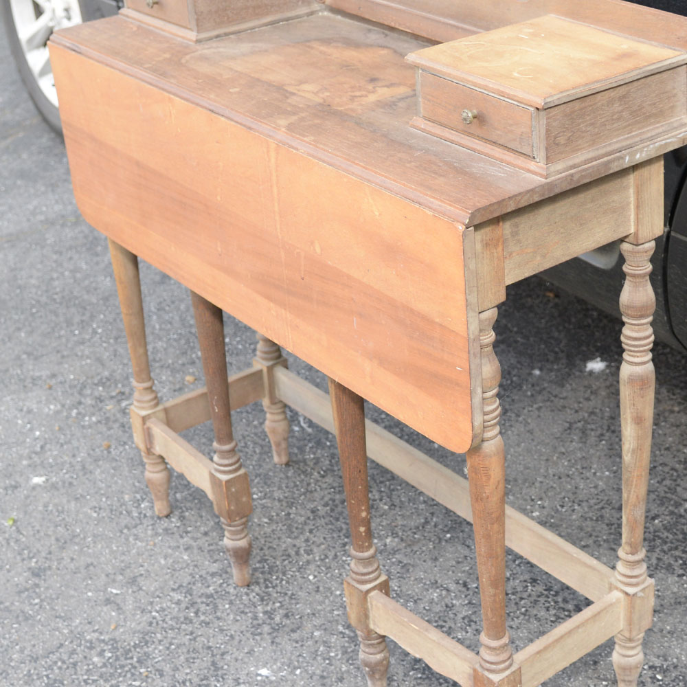 Antique Drop Leaf Desk