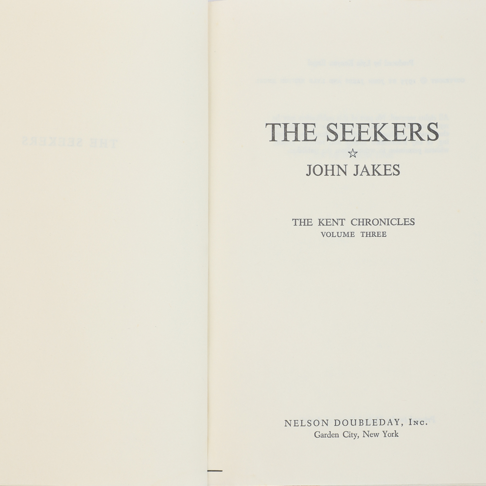 Seven "Kent Family Chronicles" Books by John Jakes