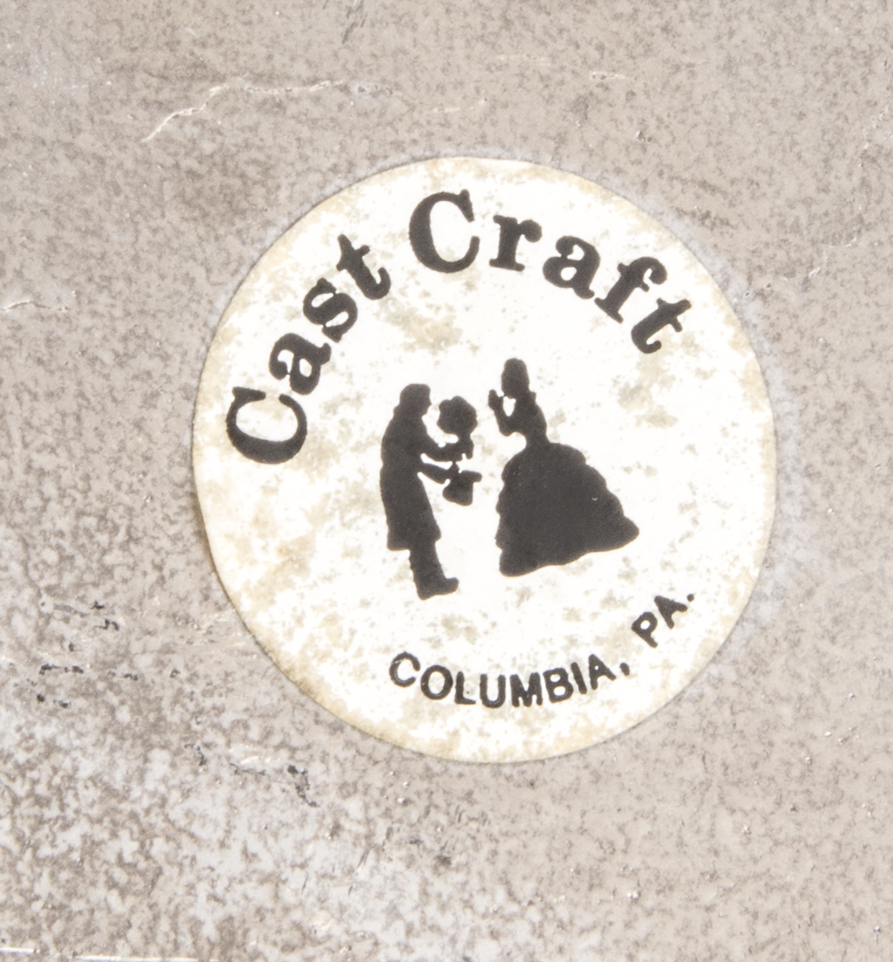 Cast Craft Pewter Pig Platter