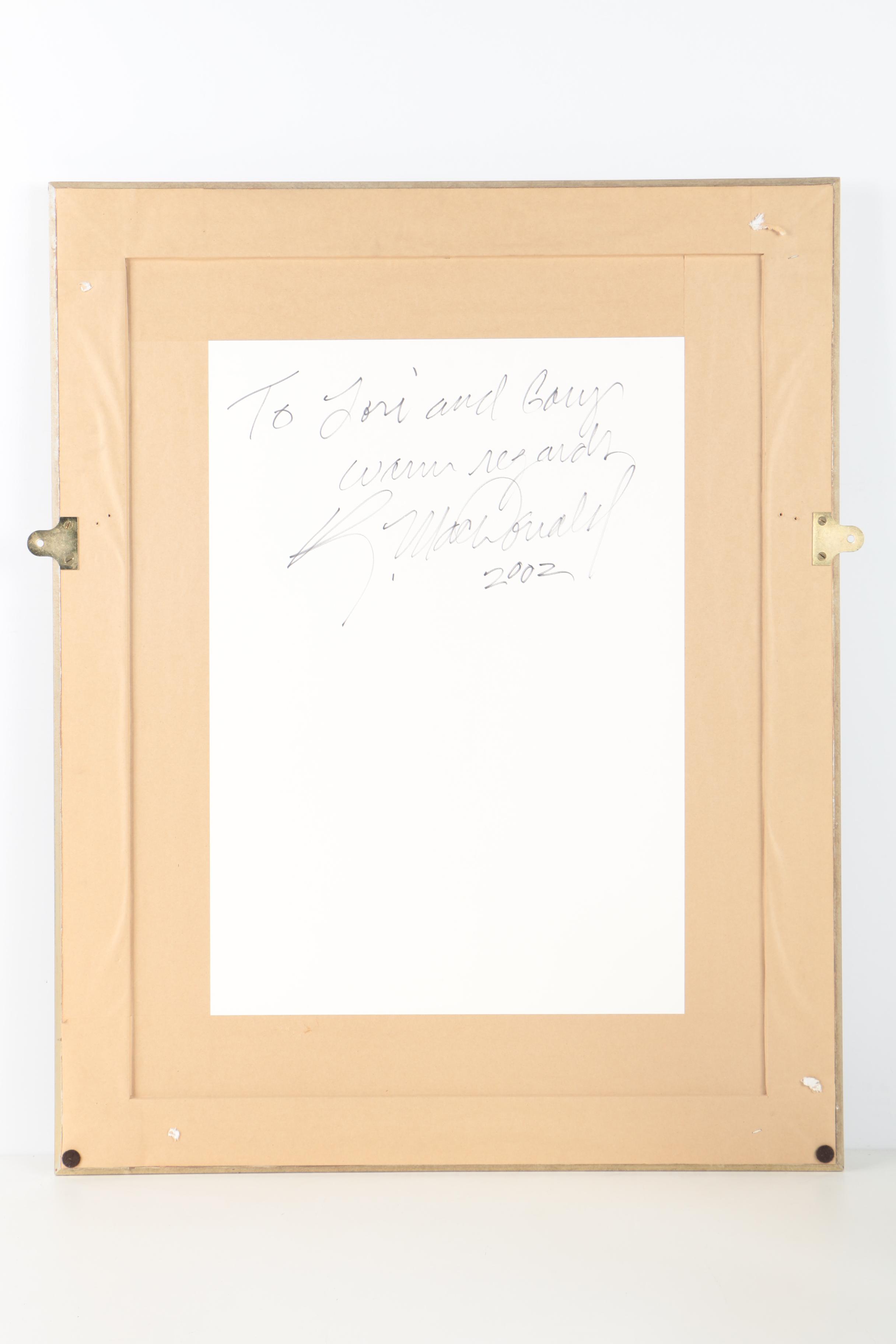 Richard MacDonald Limited Edition Serigraph "Carroll Whiteface"