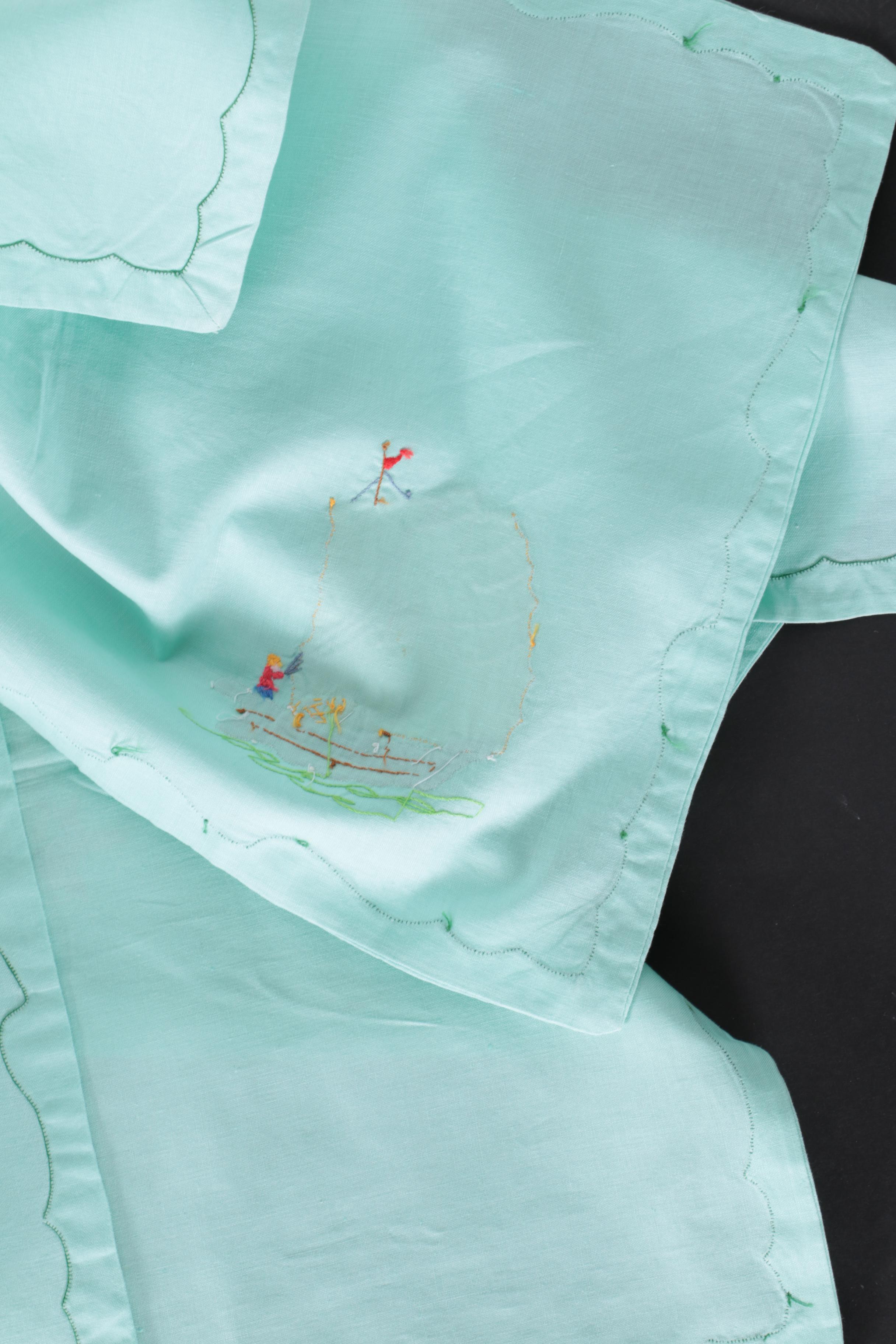 Hand Embellished Table Linens