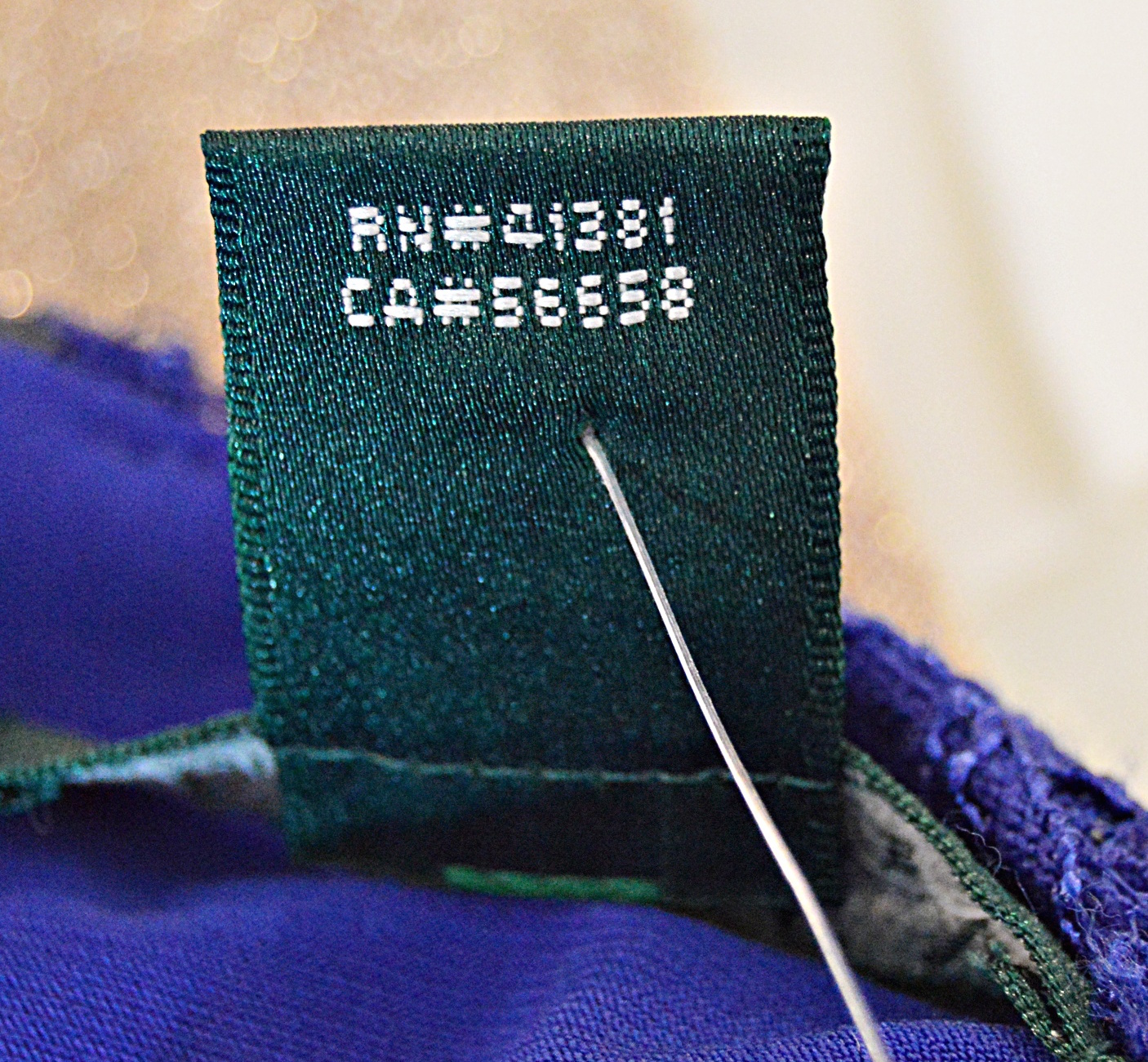 Ralph Lauren Green Label Blue Lace Cocktail Dress, 14P, New w/Tag