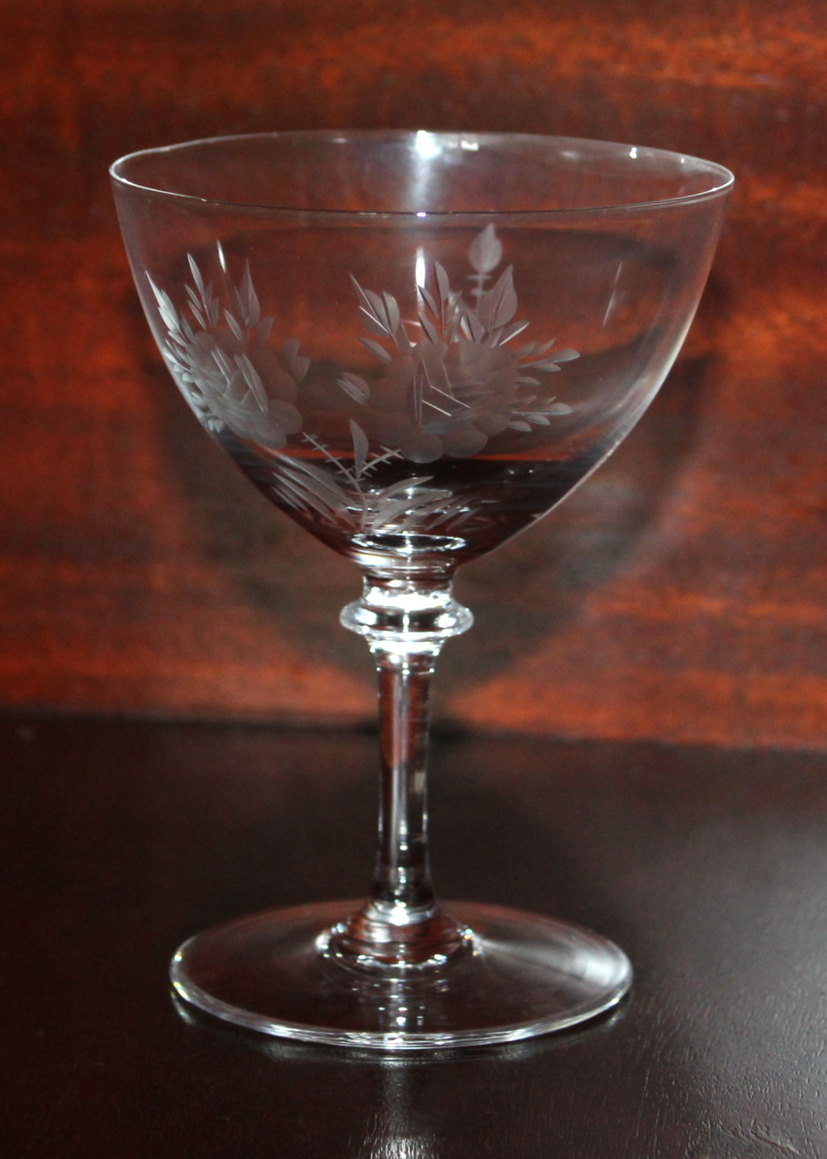 Hand-Etched Glassware