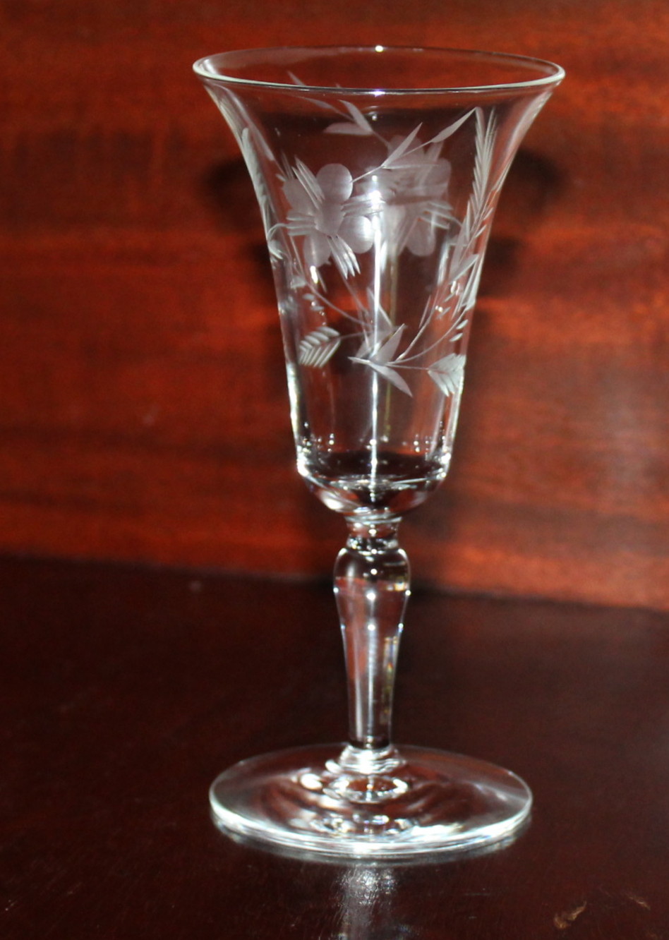 Hand-Etched Glassware