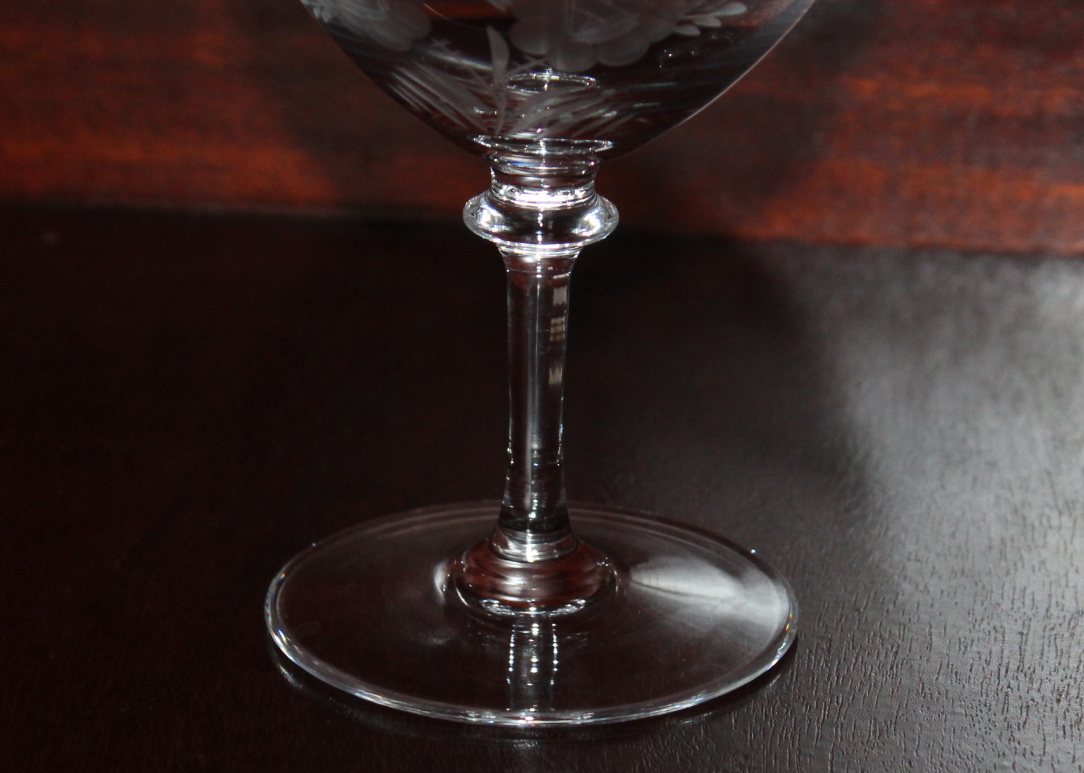 Hand-Etched Glassware