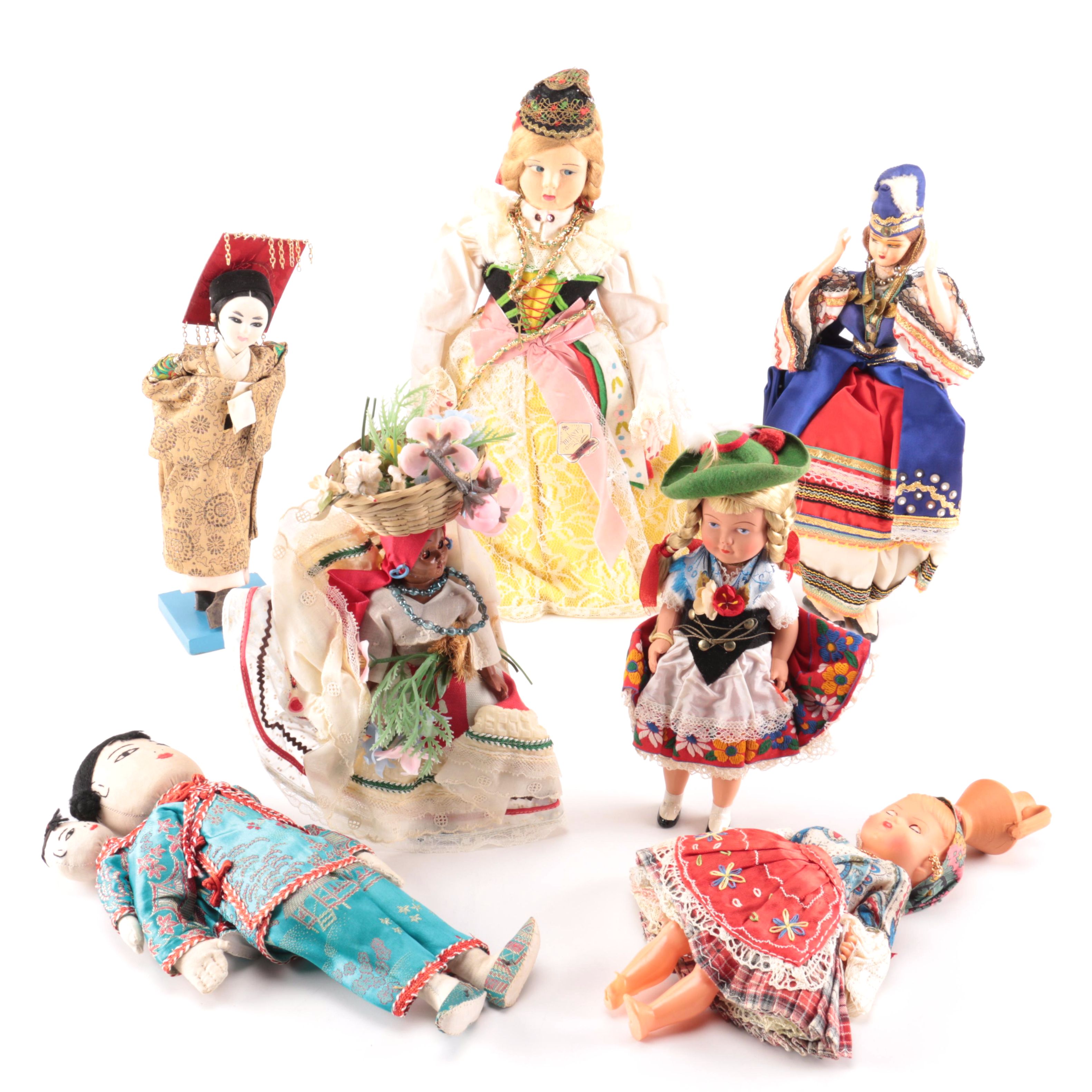 Asian and Scandinavian Styled Dolls
