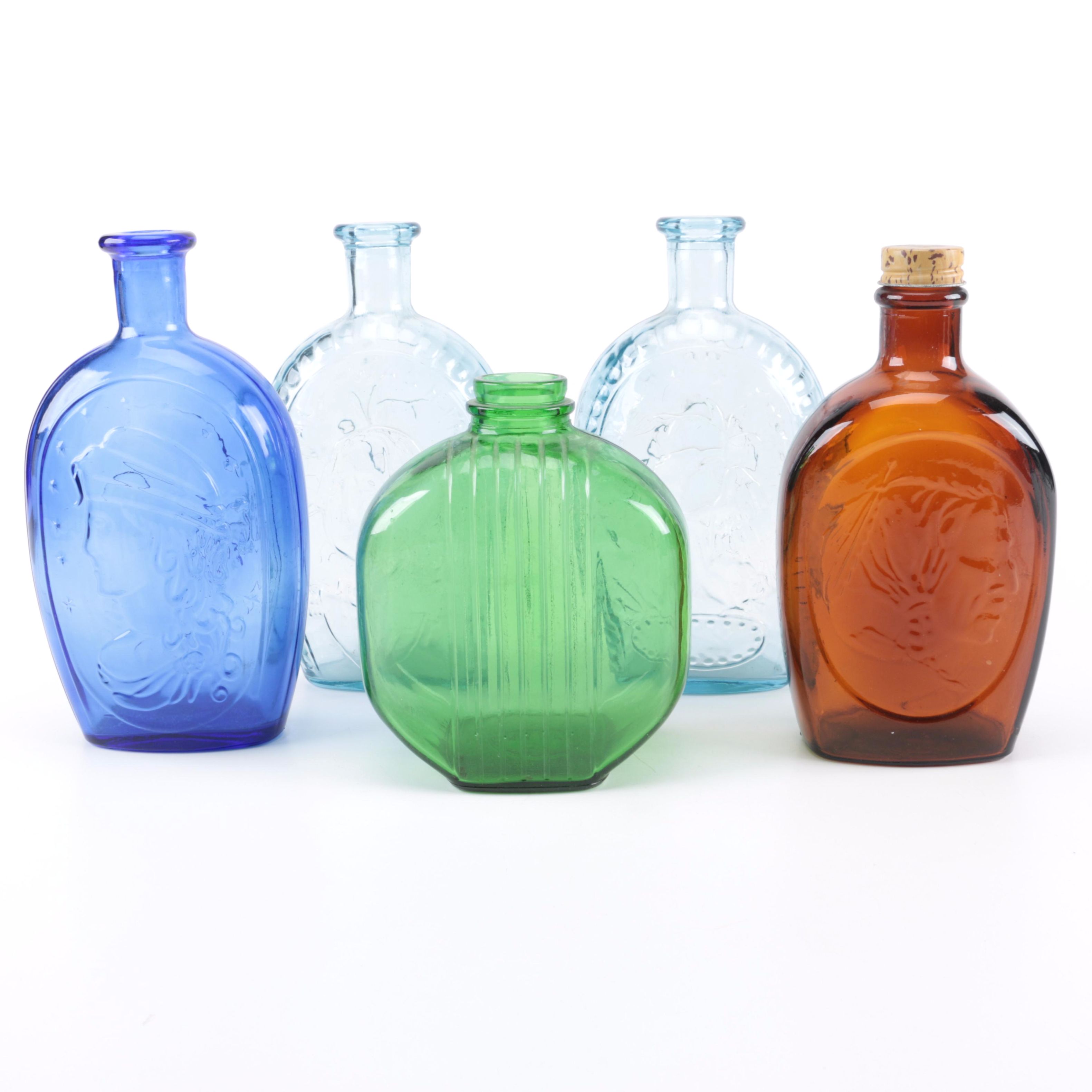 Embossed Glass Bottles
