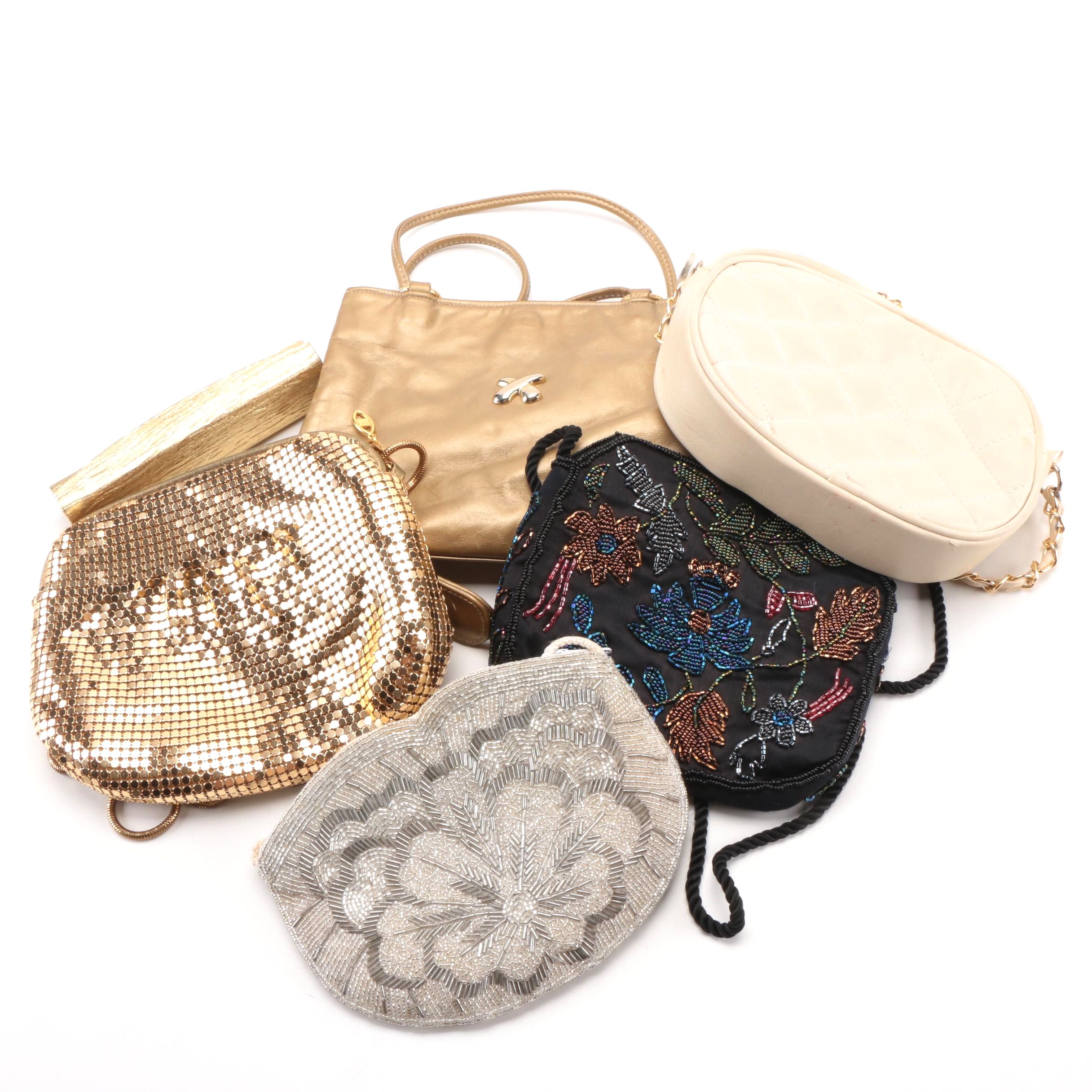 Handbags and Shoulder Bags Including Metal Mesh