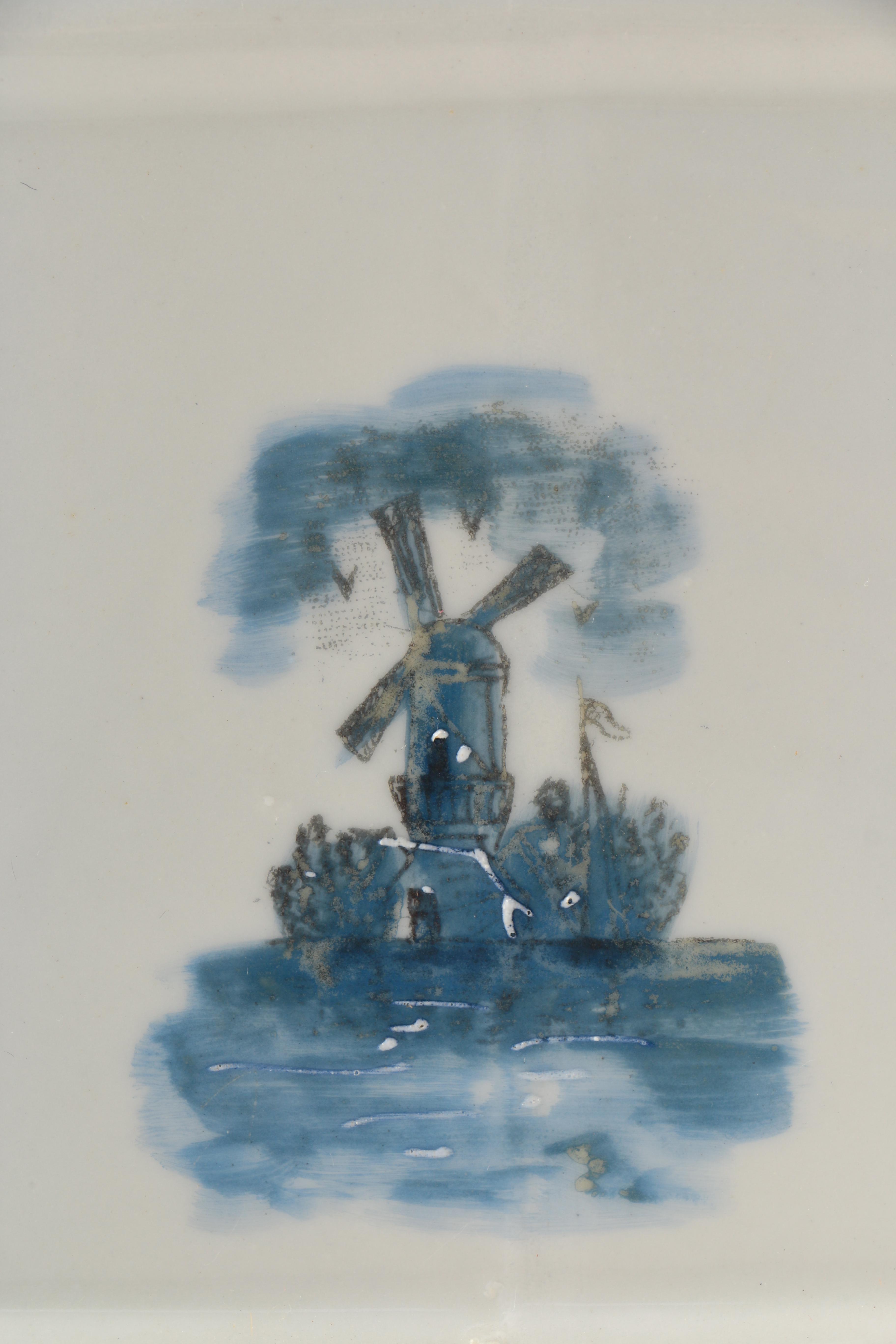 Vintage German Ceramic Salt Box