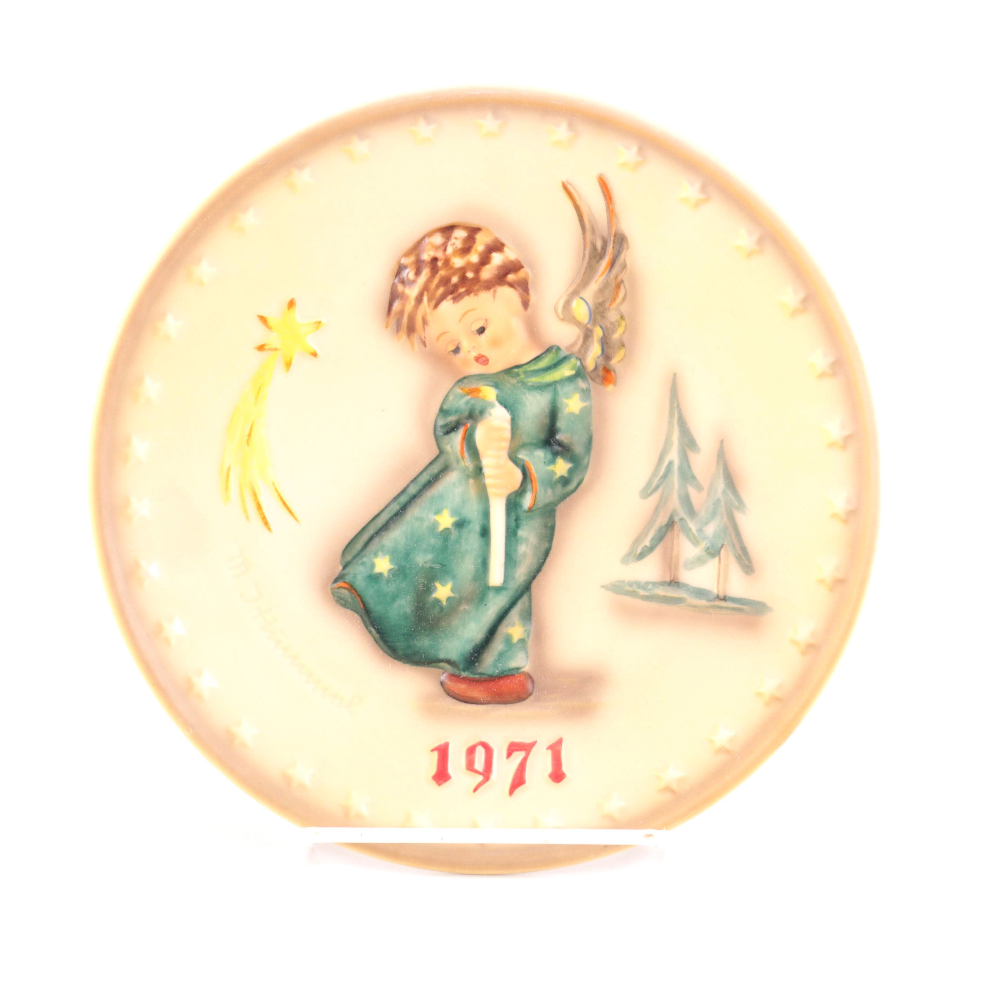 1971 First Edition M.I. Hummel Annual Plate by W. Goebel