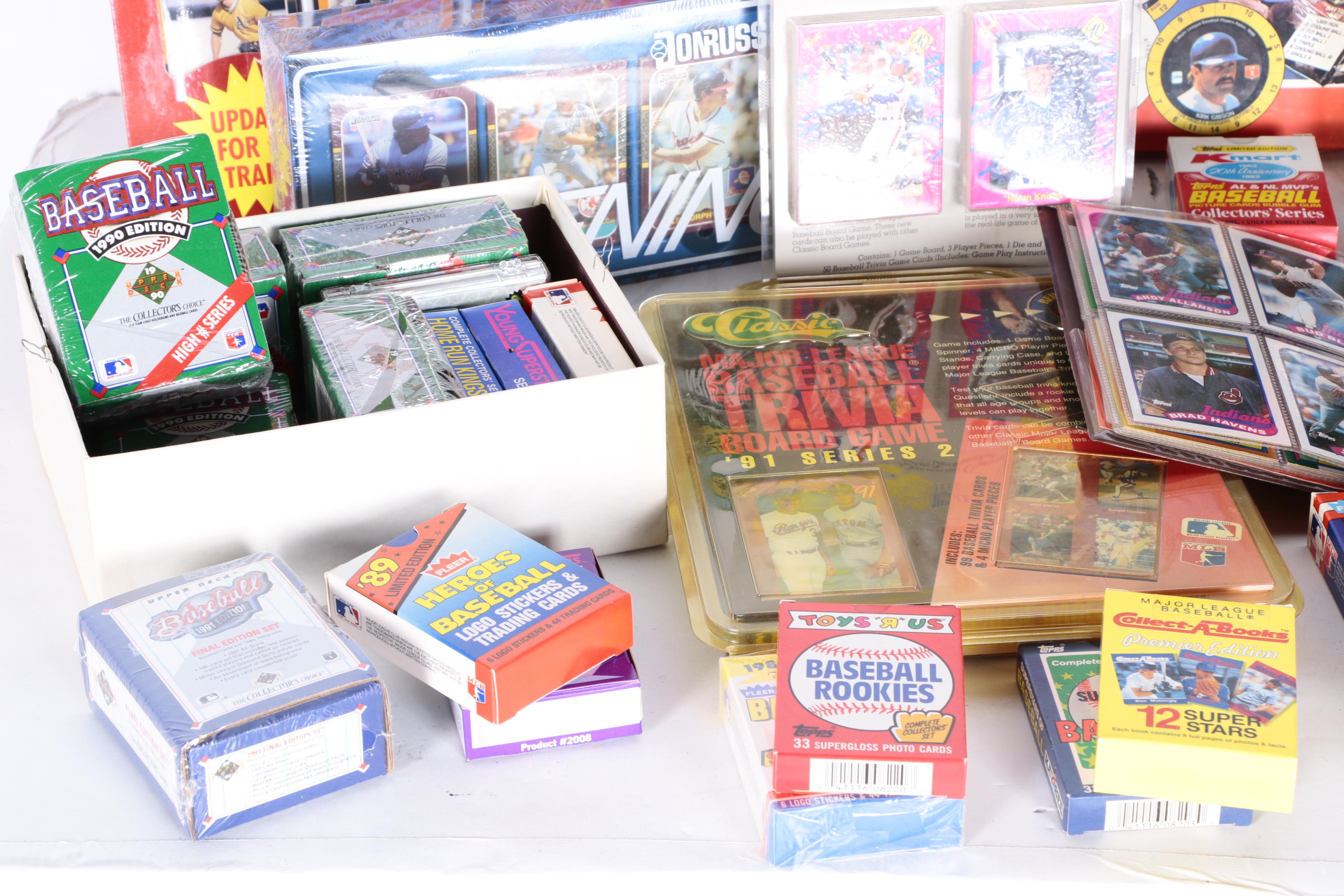 Donruss, Topps, Fleer, and Upper Deck Card Collection